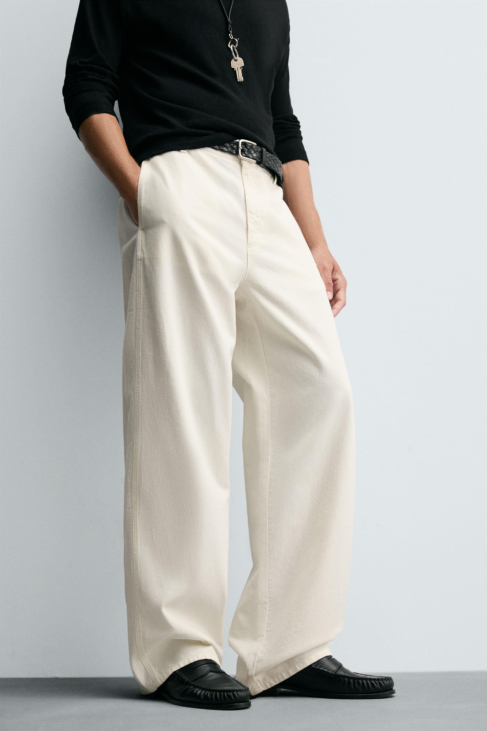 COTTON HEMP CHINO PANTS