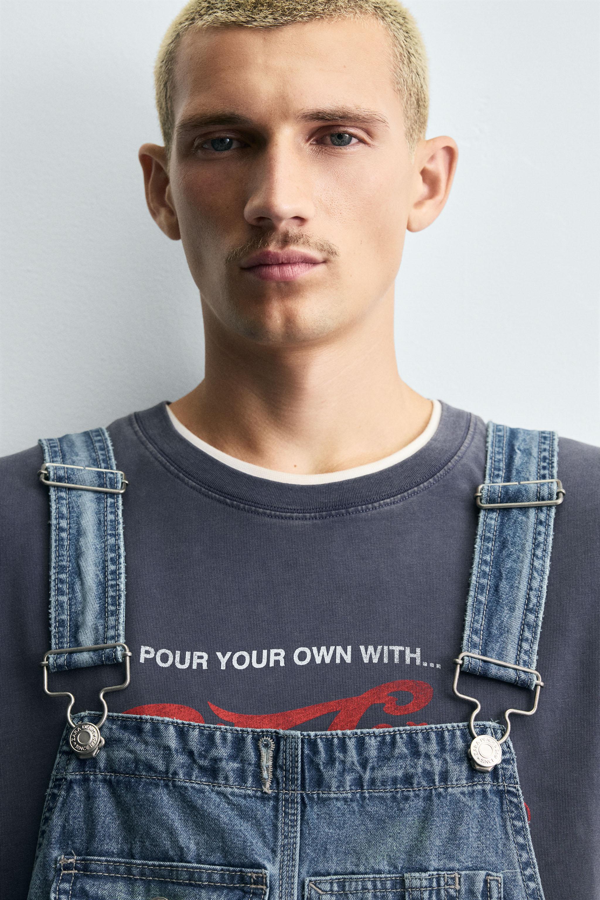 BAGGY FIT DENIM OVERALLS