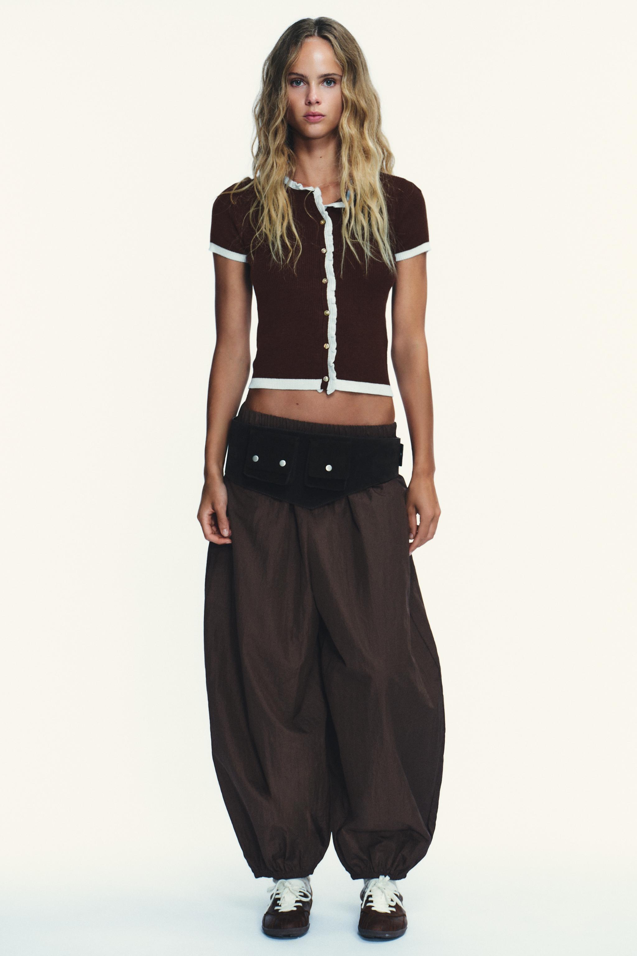 SHORT SLEEVE COMBINATION KNIT JACKET