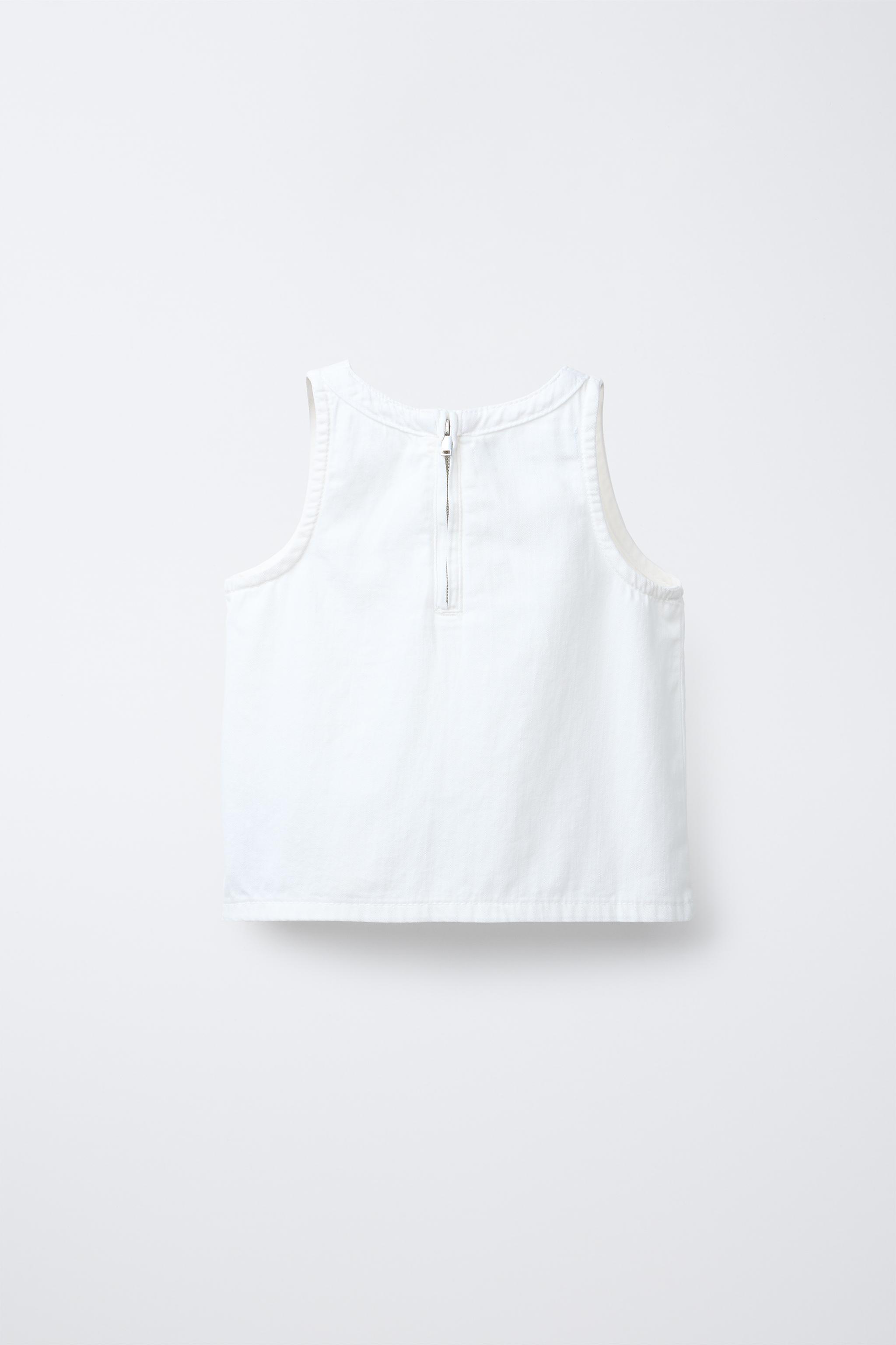 SLEEVELESS ZIP TOP