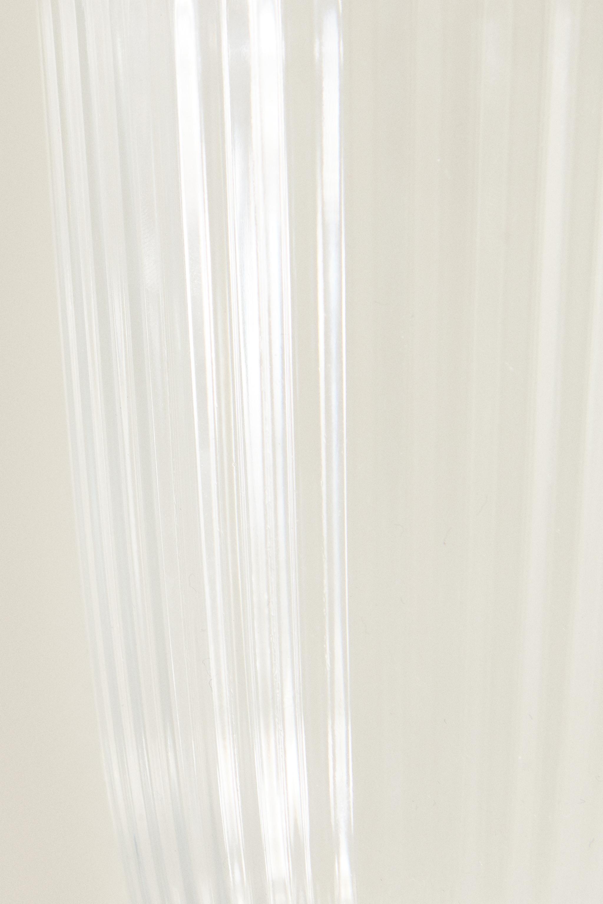 LINE-DESIGN GLASS SOFT DRINK TUMBLER