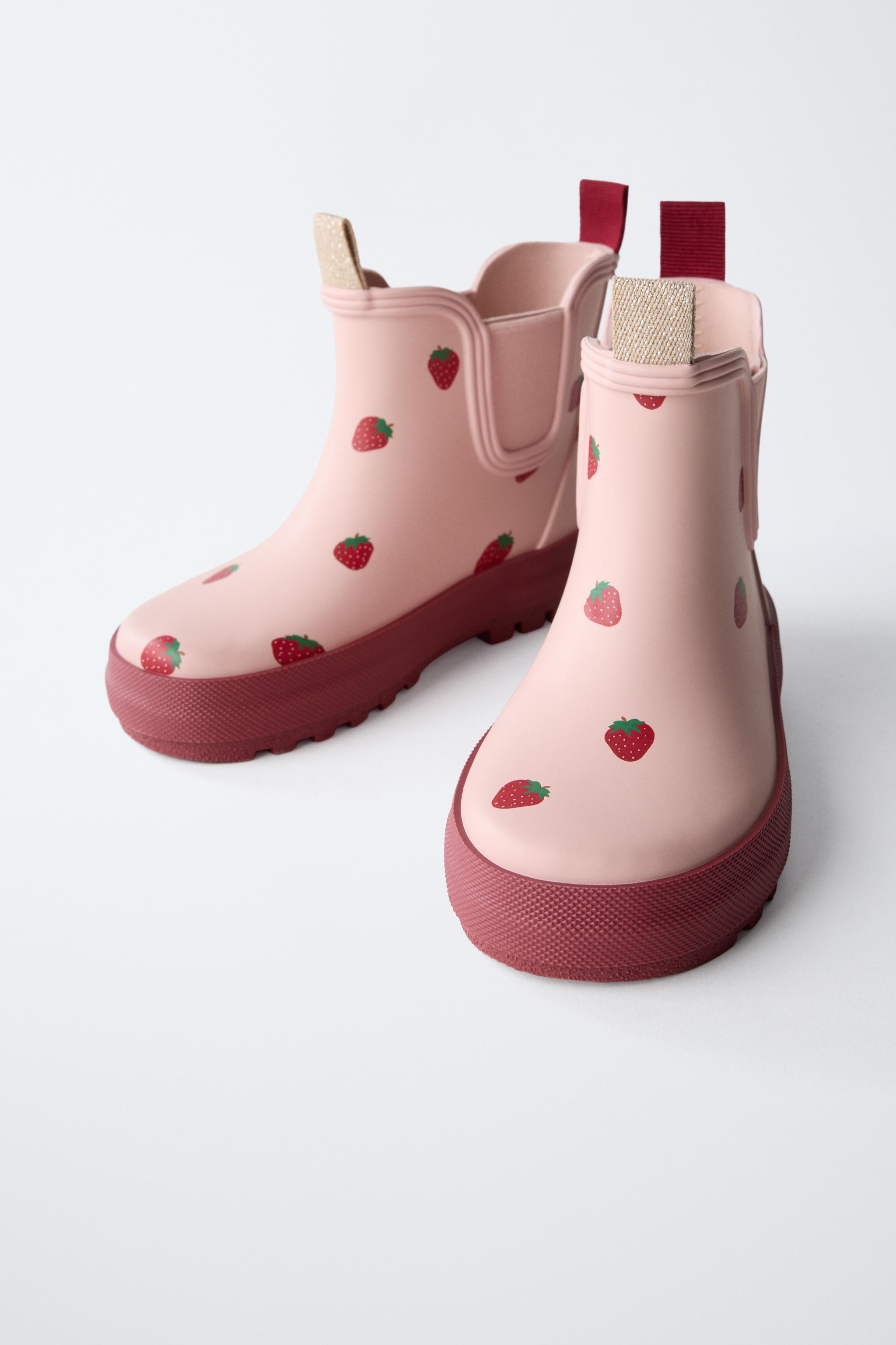 STRAWBERRY RAIN BOOTS