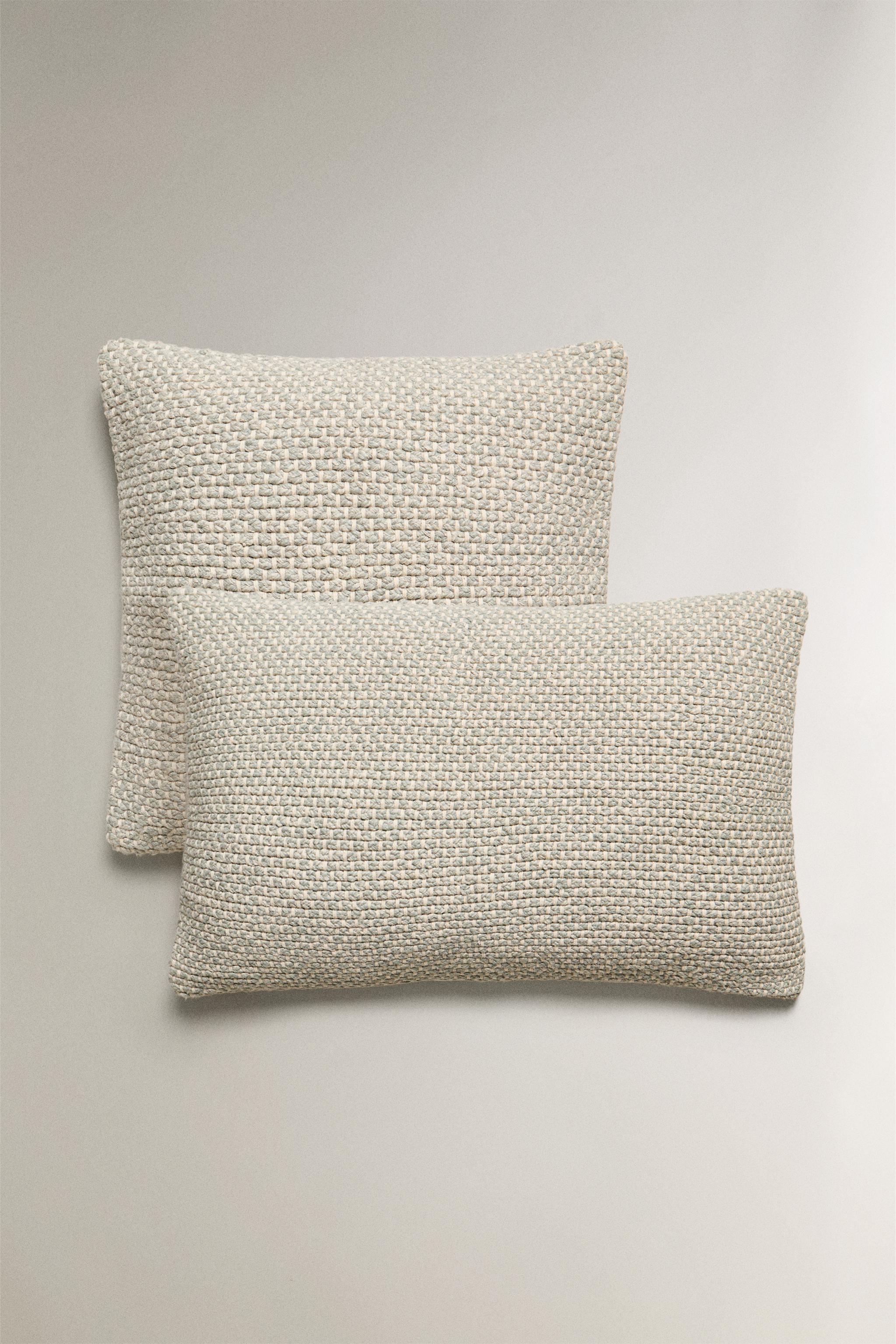BRAIDED THROW PILLOW COVER