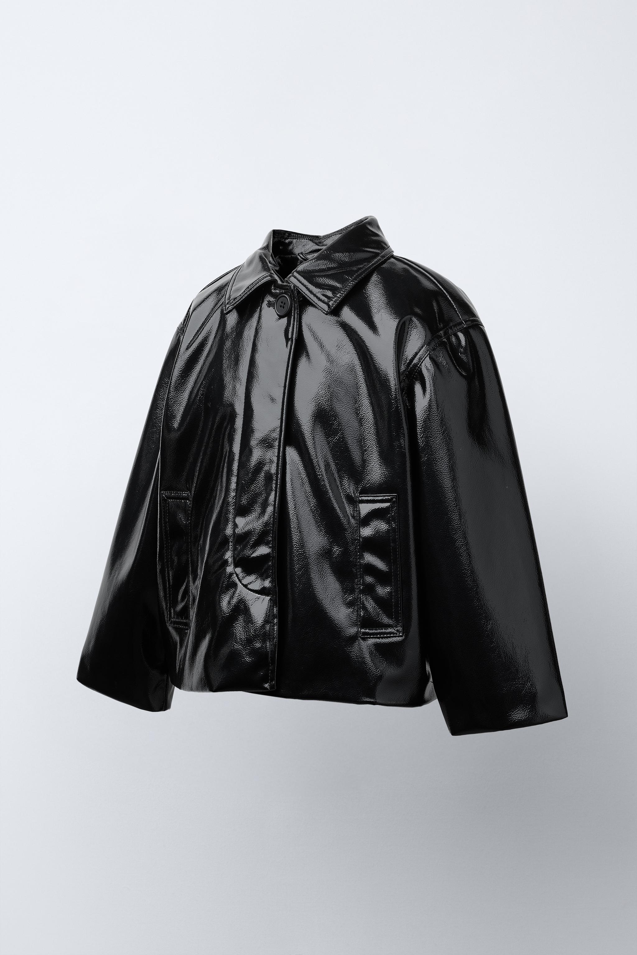 FAUX LEATHER JACKET