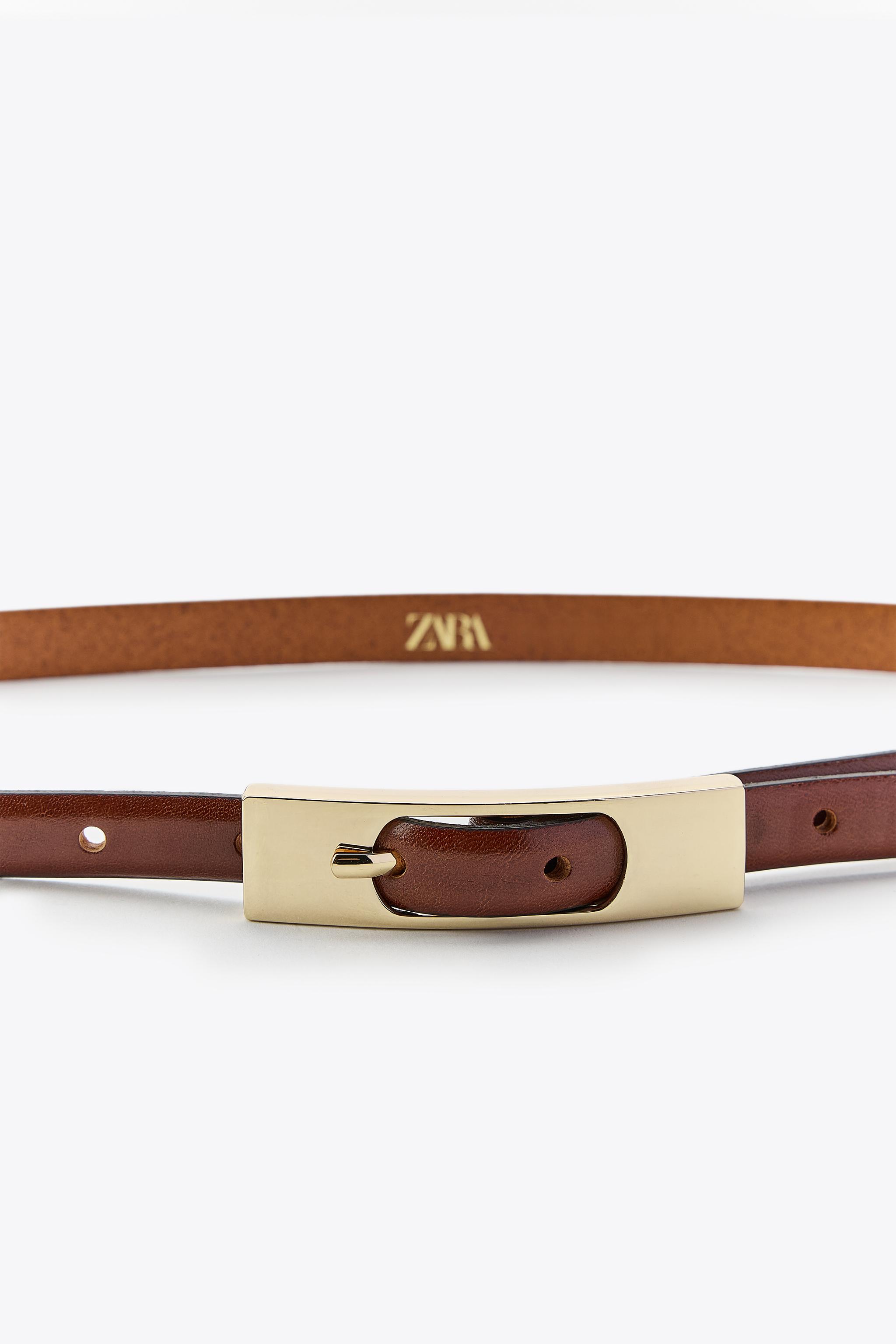 THIN BELT WITH RECTANGULAR BUCKLE