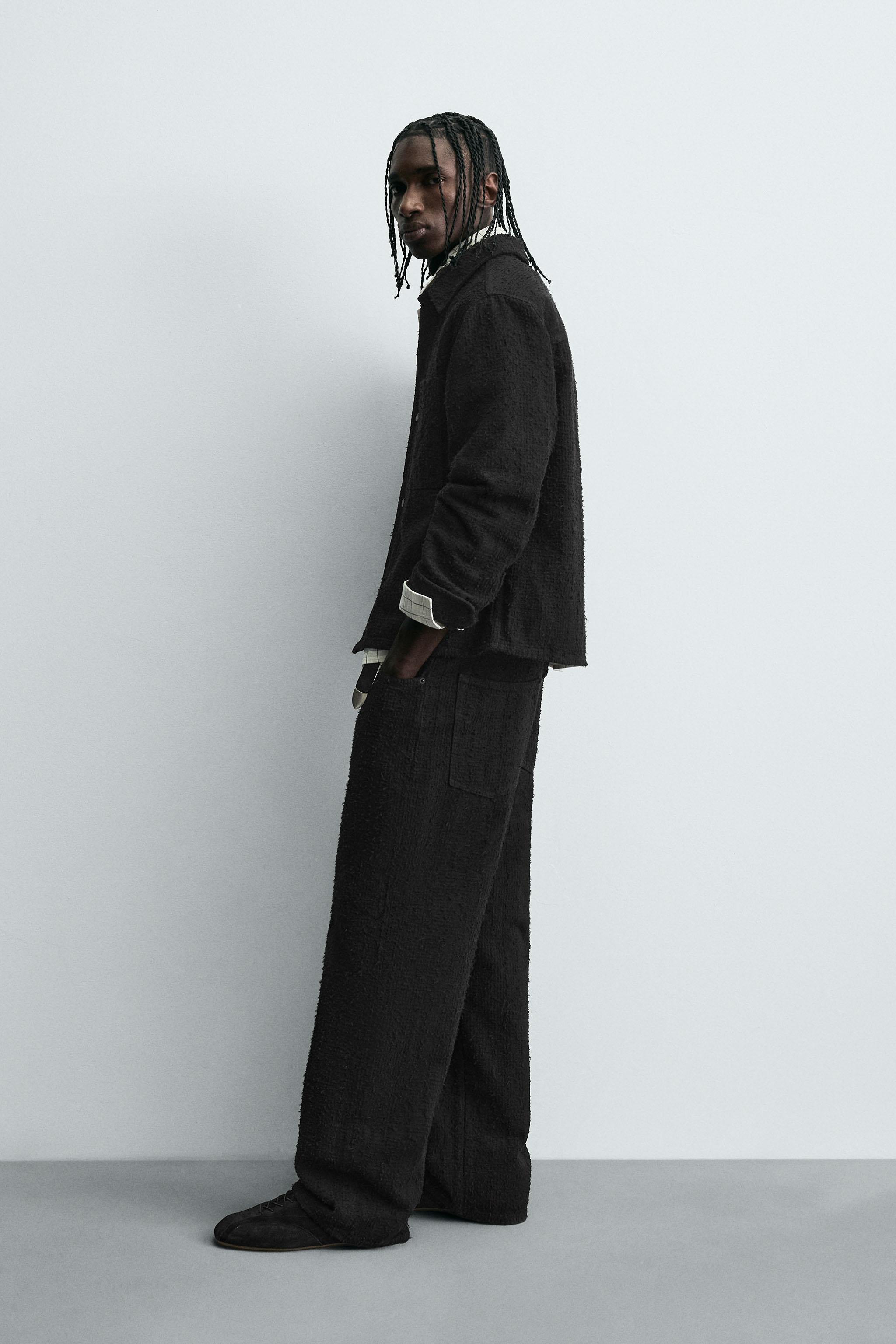 RELAXED FIT JEANS TEXTURE