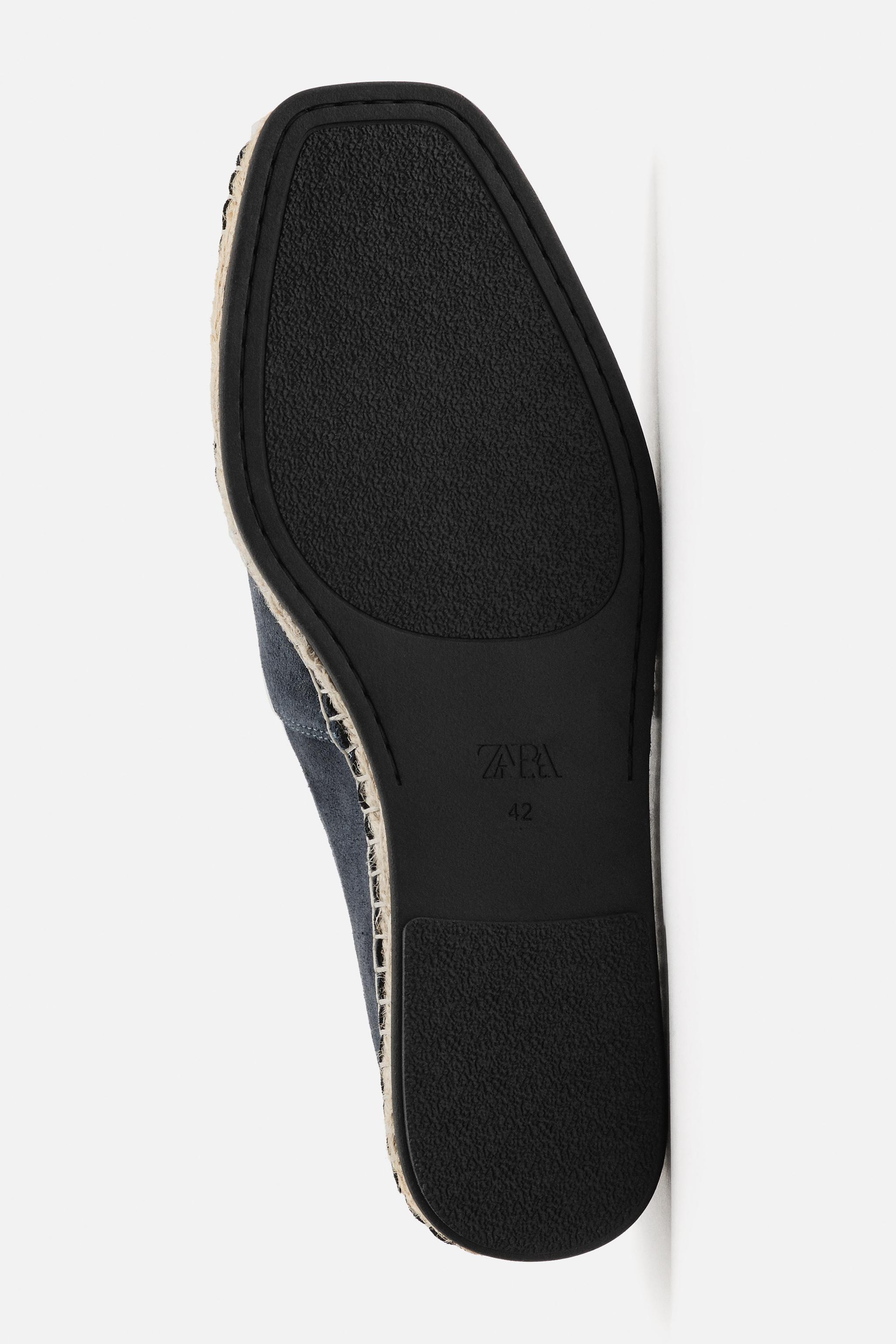 LEATHER ESPADRILLES