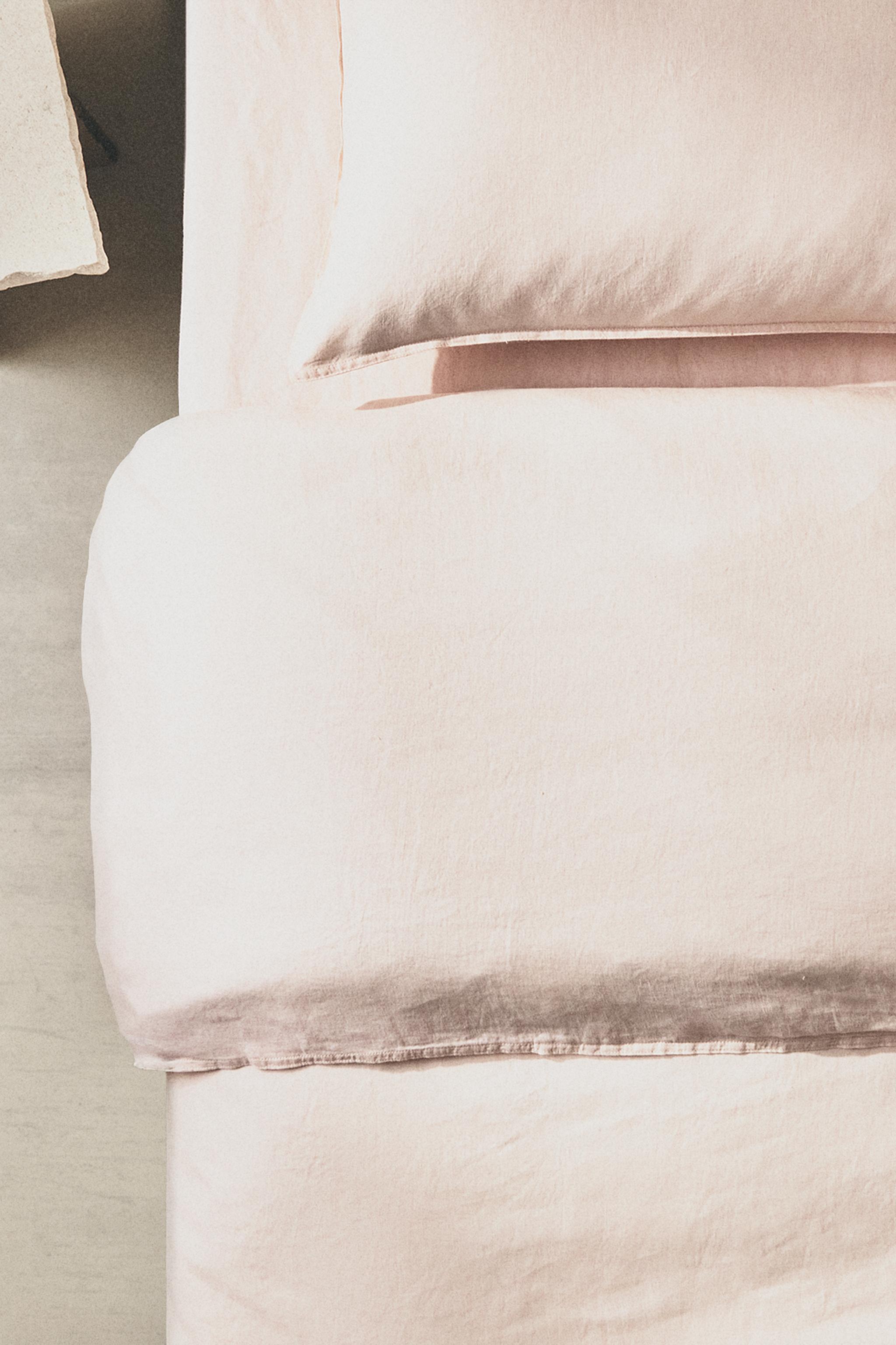 WASHED LINEN DUVET COVER (140 GXM²)