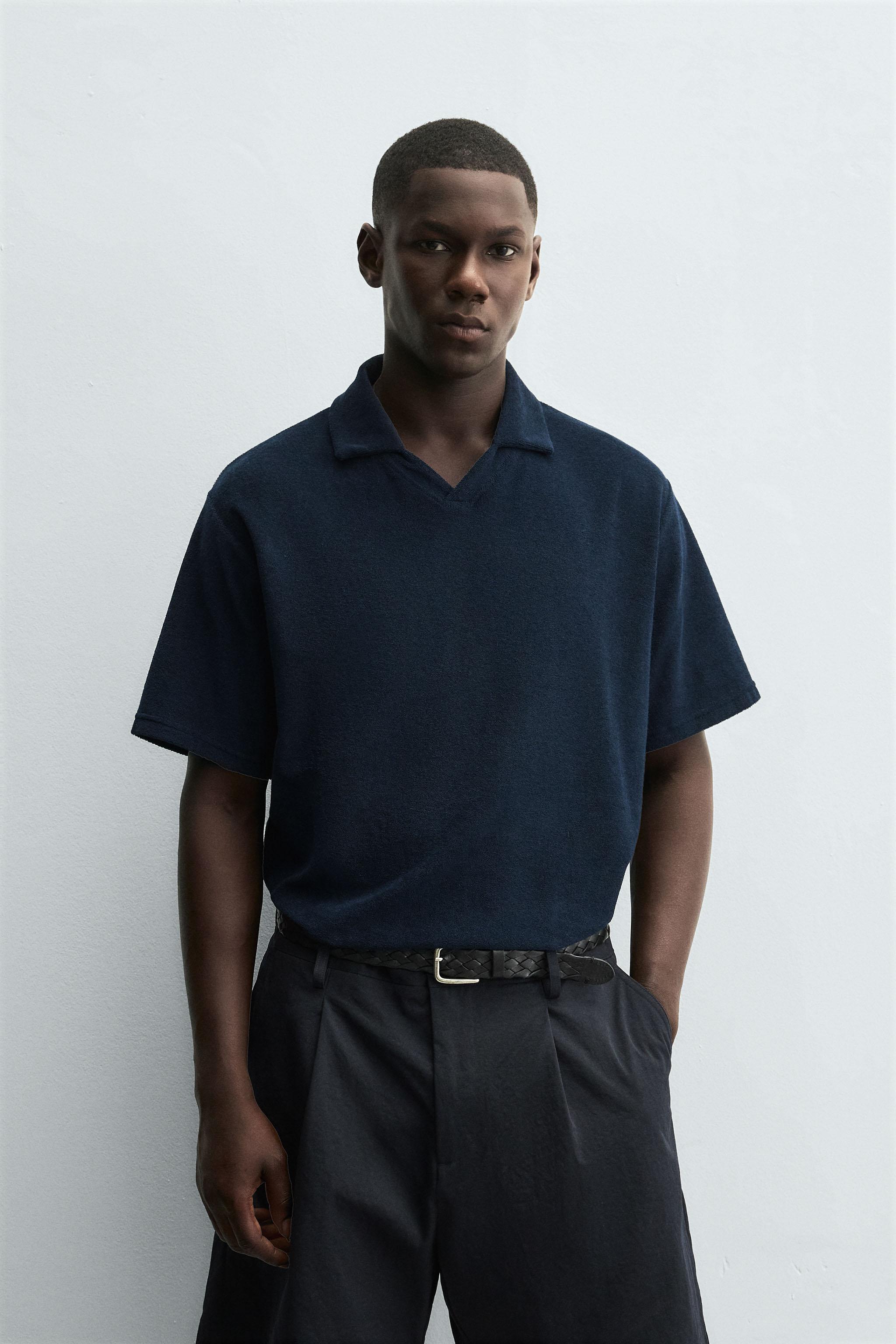 REGULAR FIT TERRY POLO