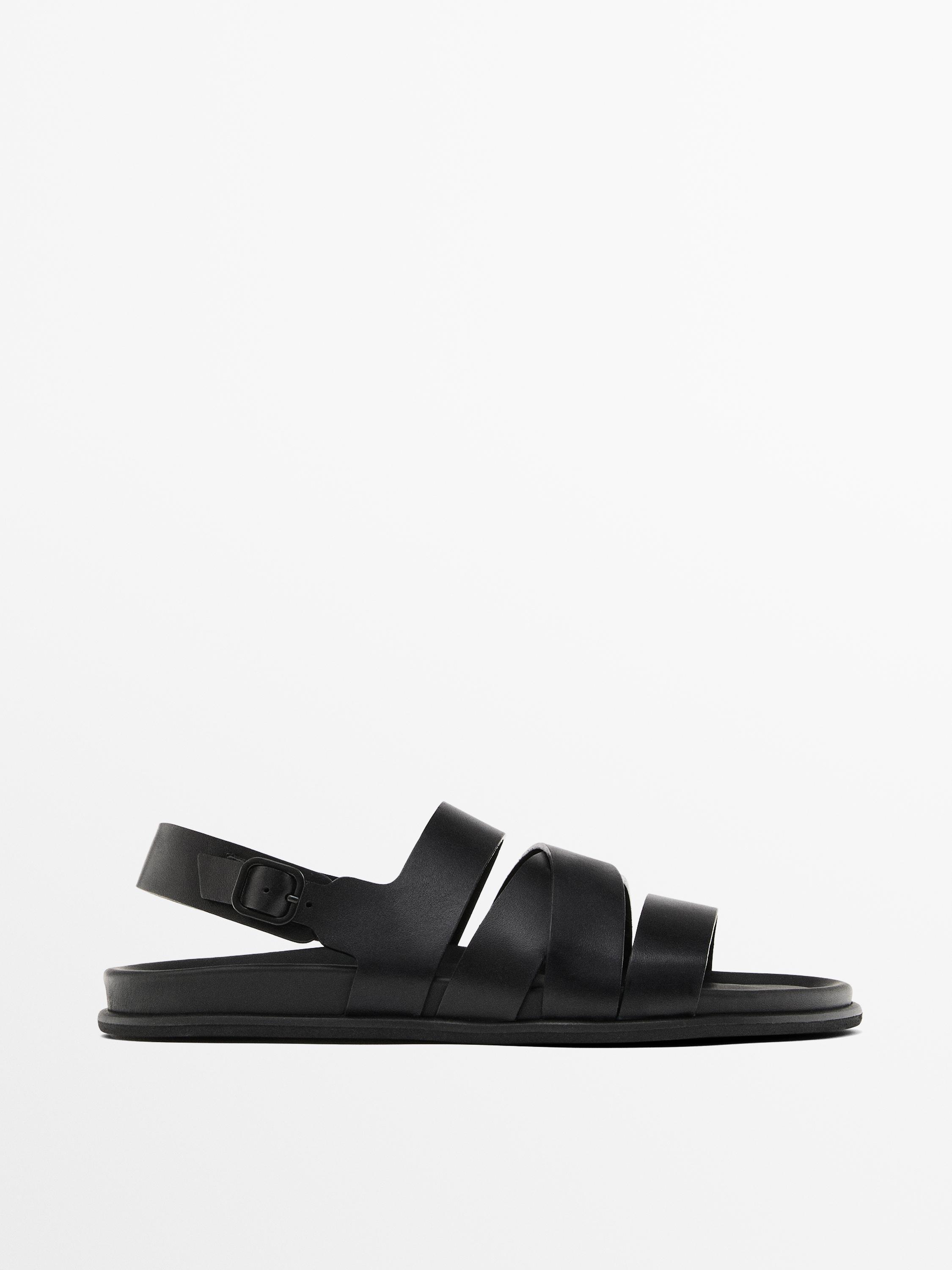Nappa strappy sandals