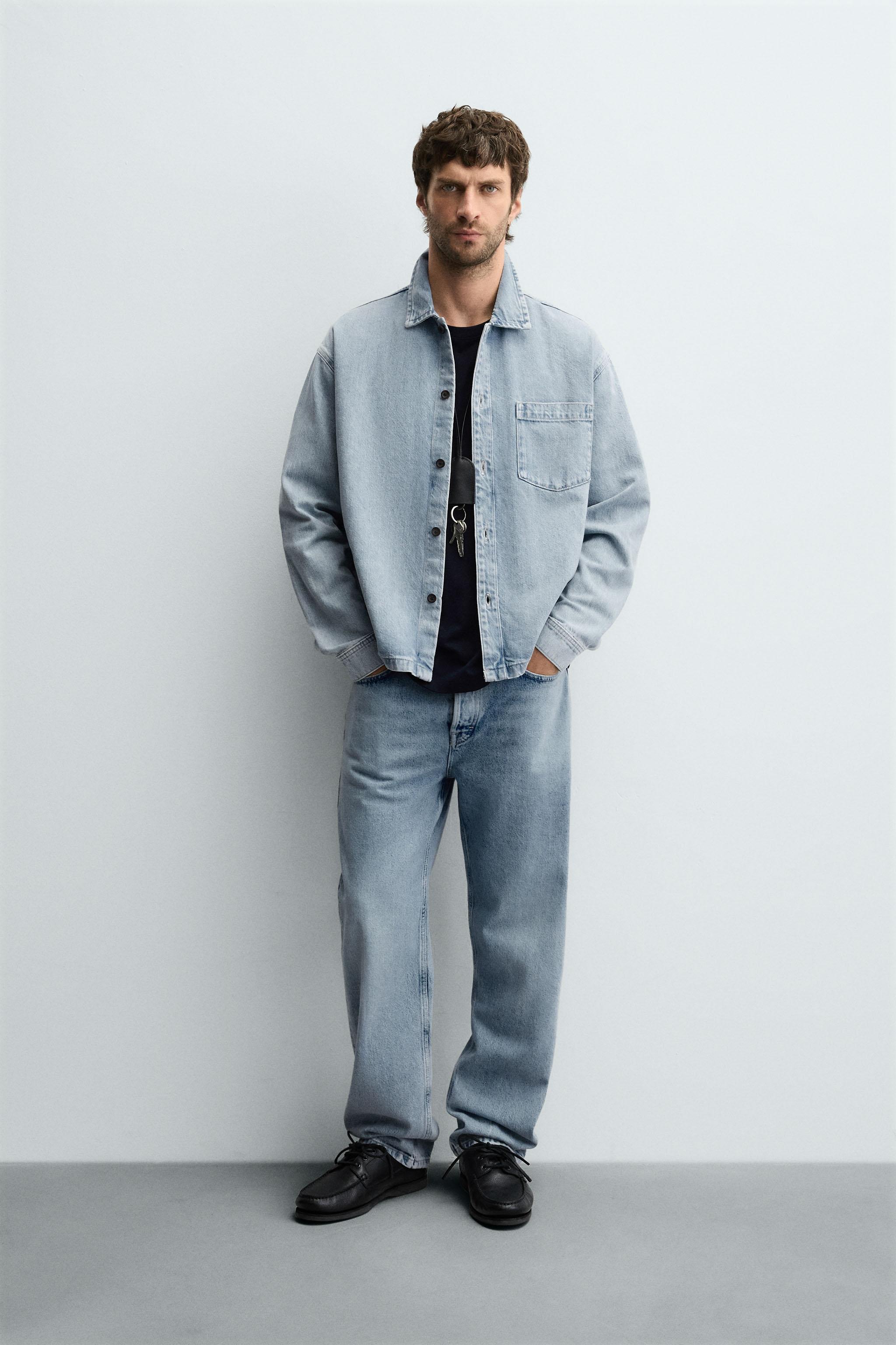 BOXY FIT DENIM SHIRT