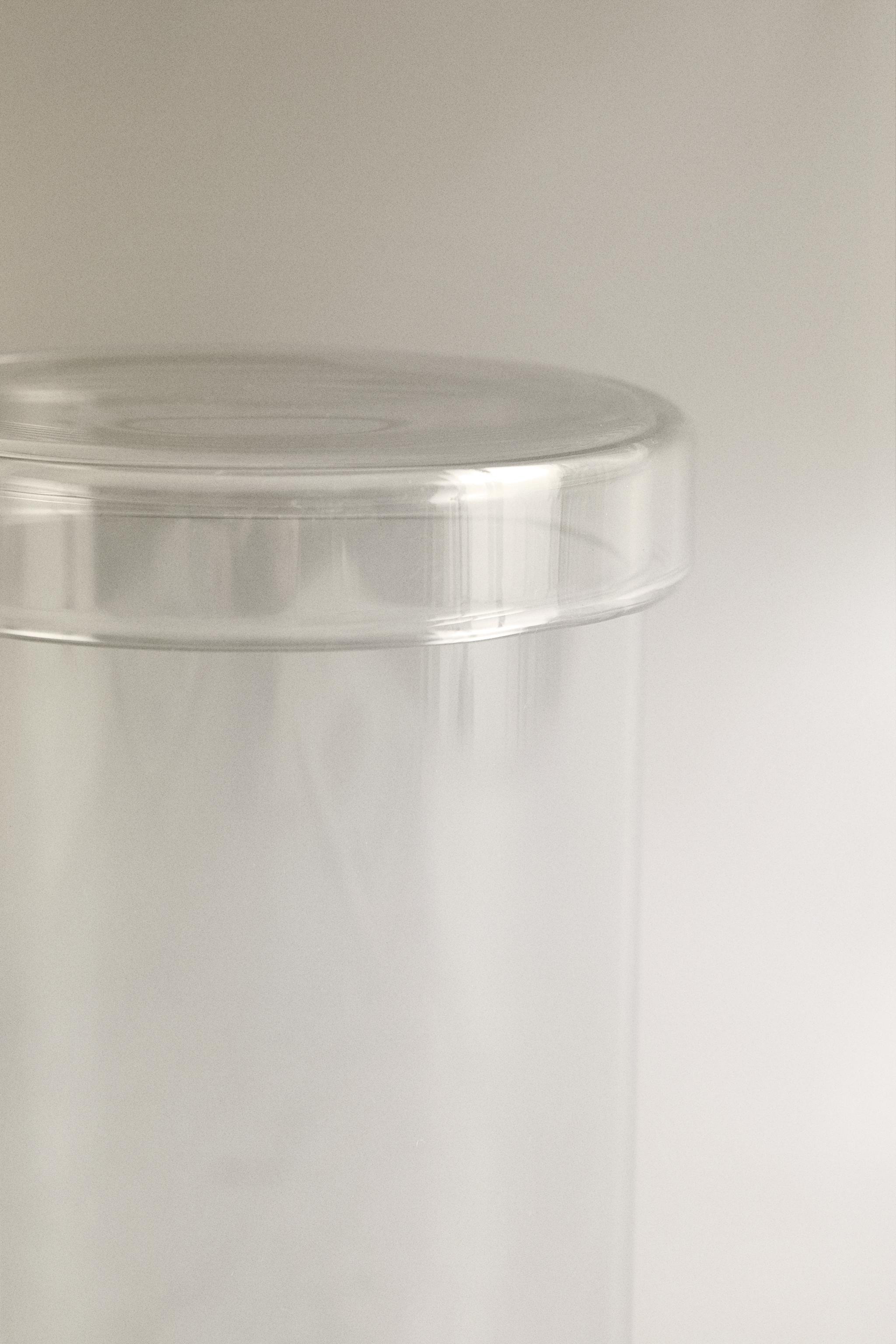 BOROSILICATE BATHROOM JAR WITH TEXT