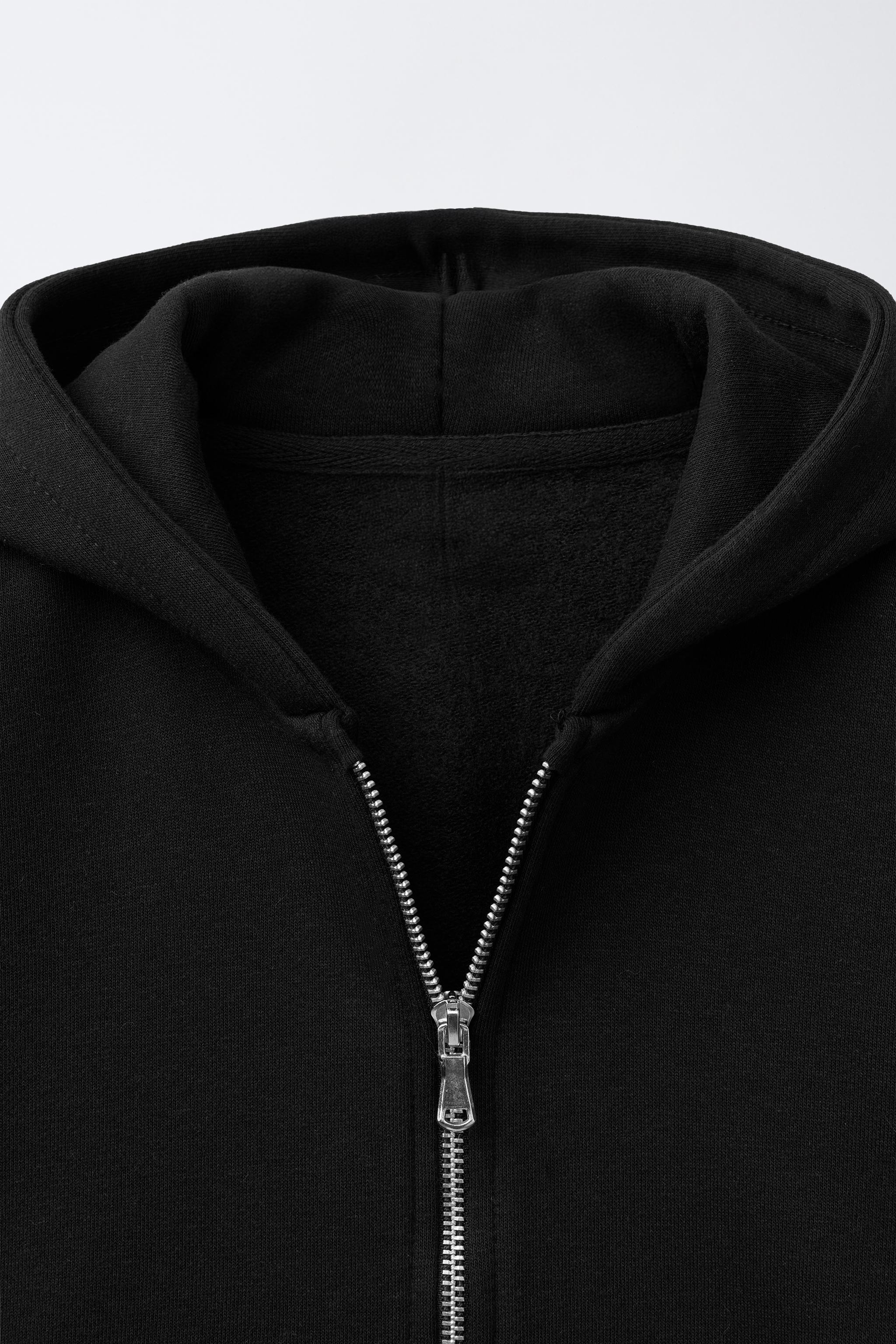 BASIC ZIP SWEATSHIRT