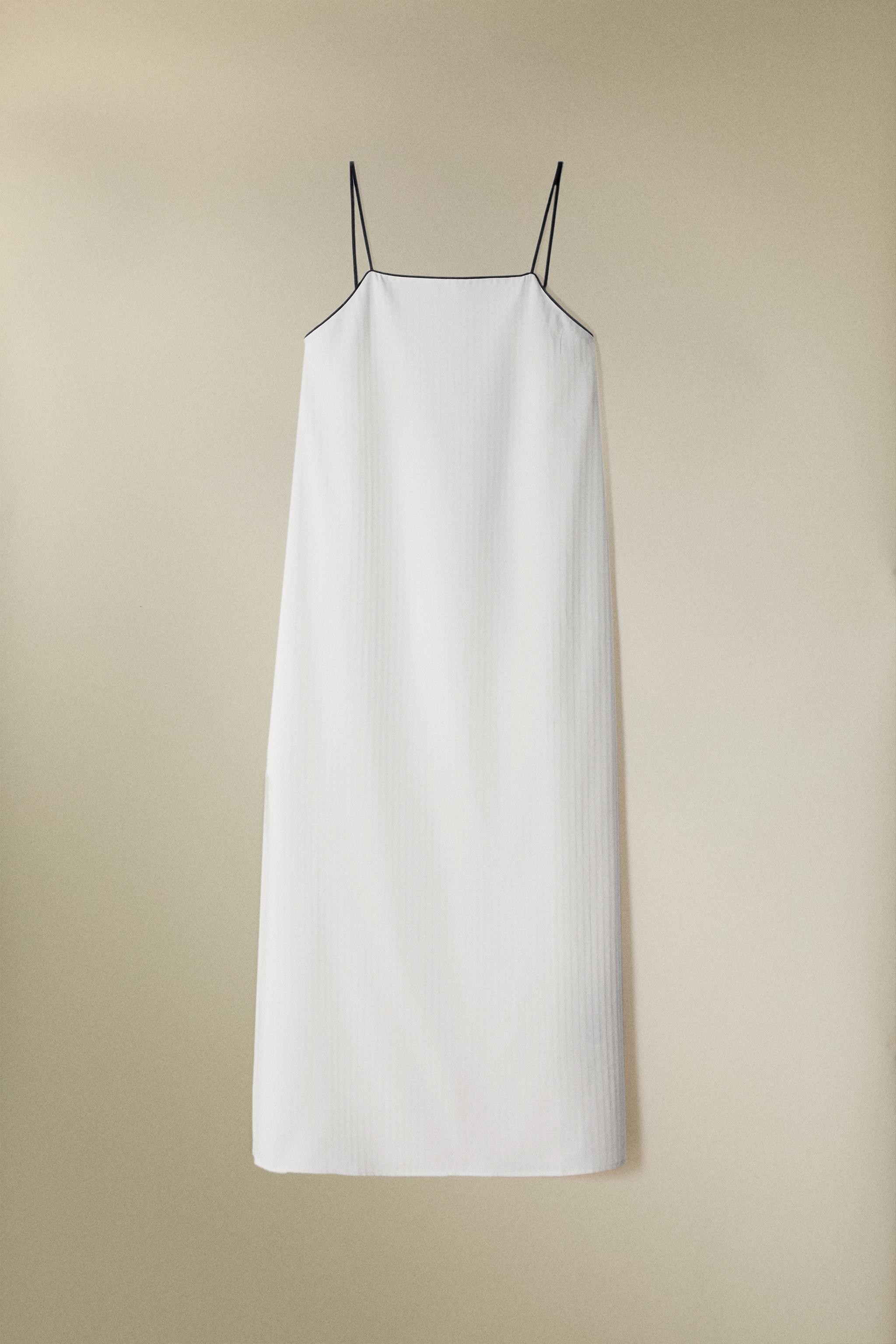 STRIPED JACQUARD NIGHTGOWN