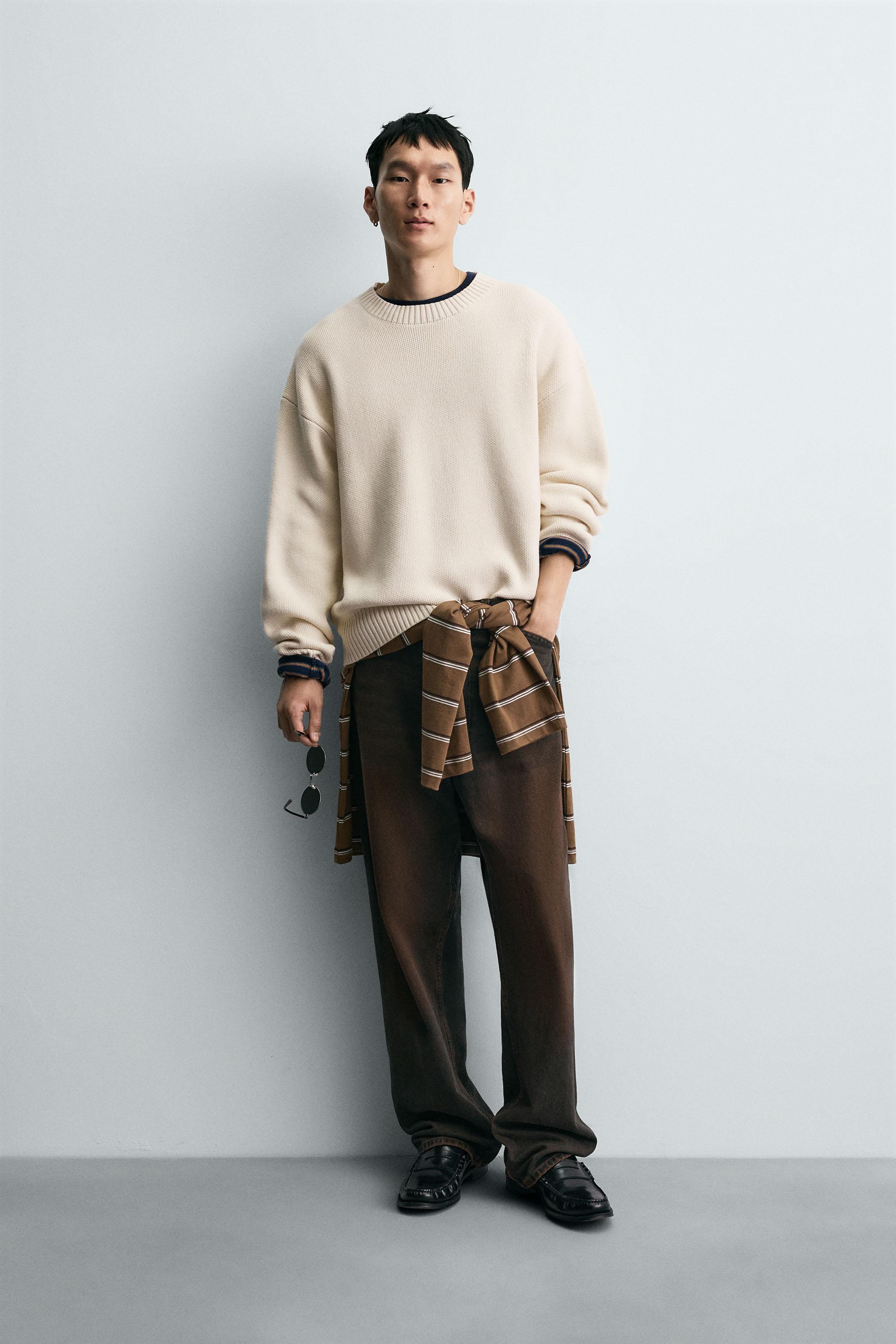 COTTON TEXTURE SWEATER