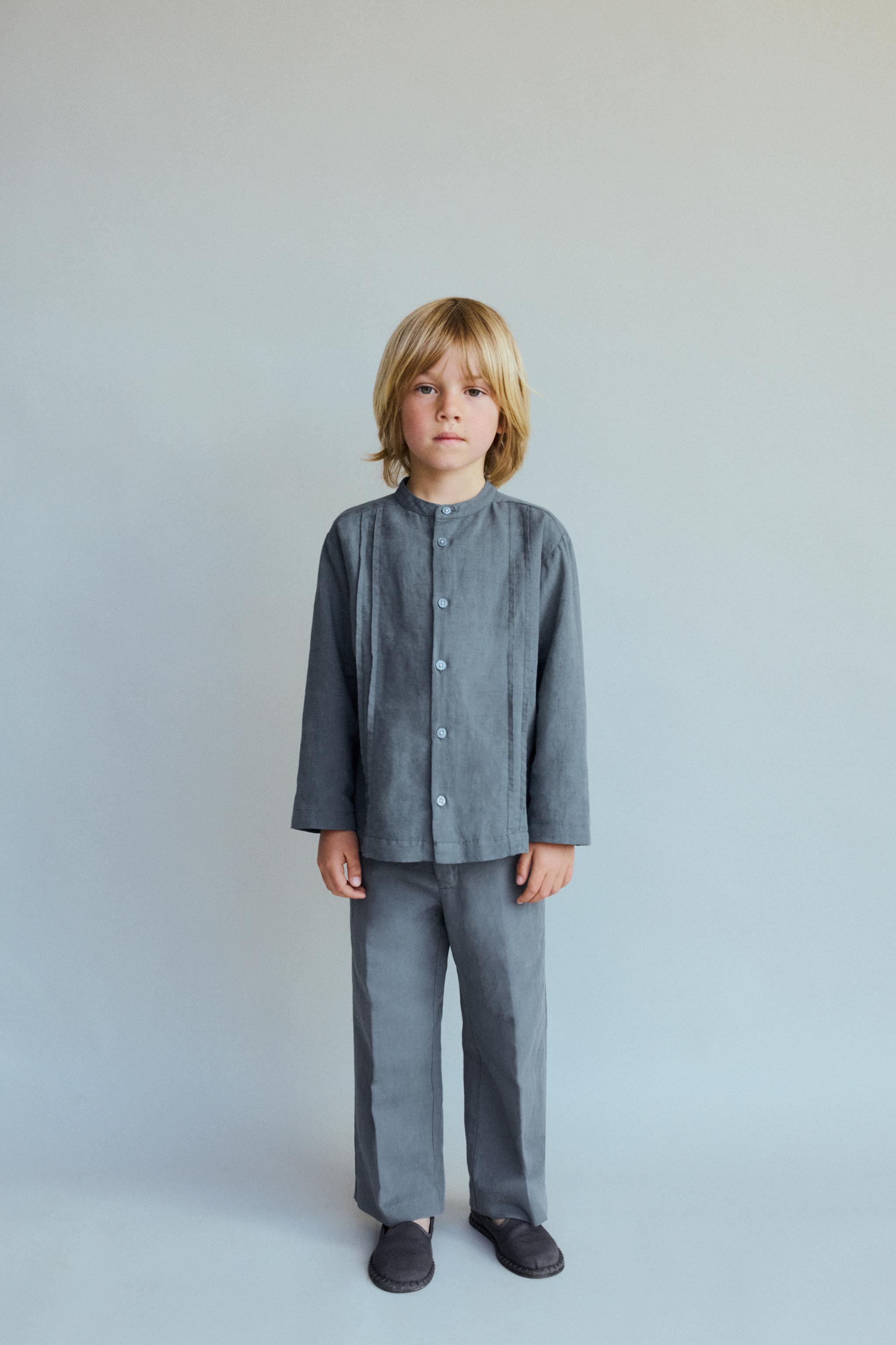 2-5 YEARS/ LIMITED EDITION COTTON LINEN PANTS