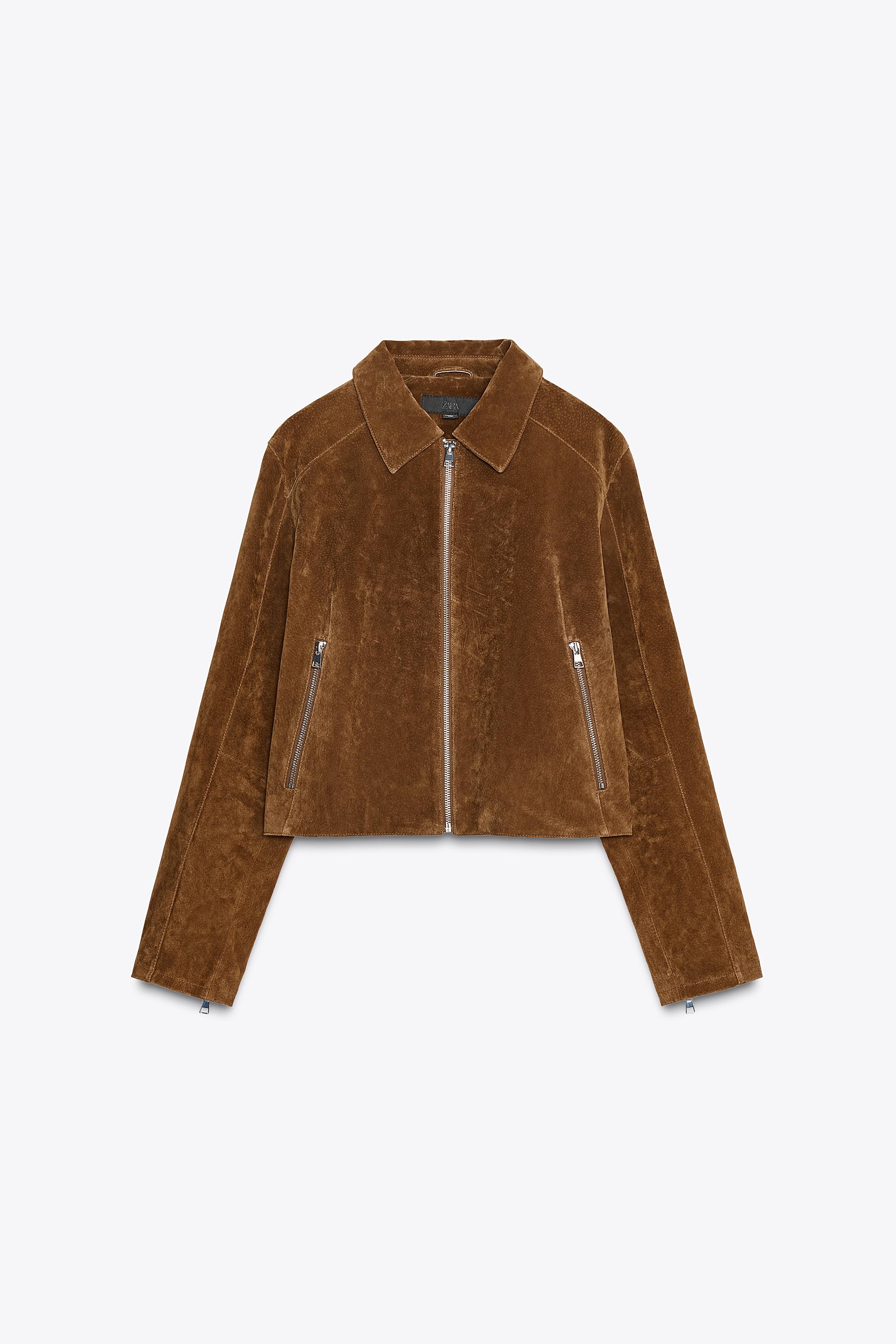 100% LEATHER SHORT JACKET