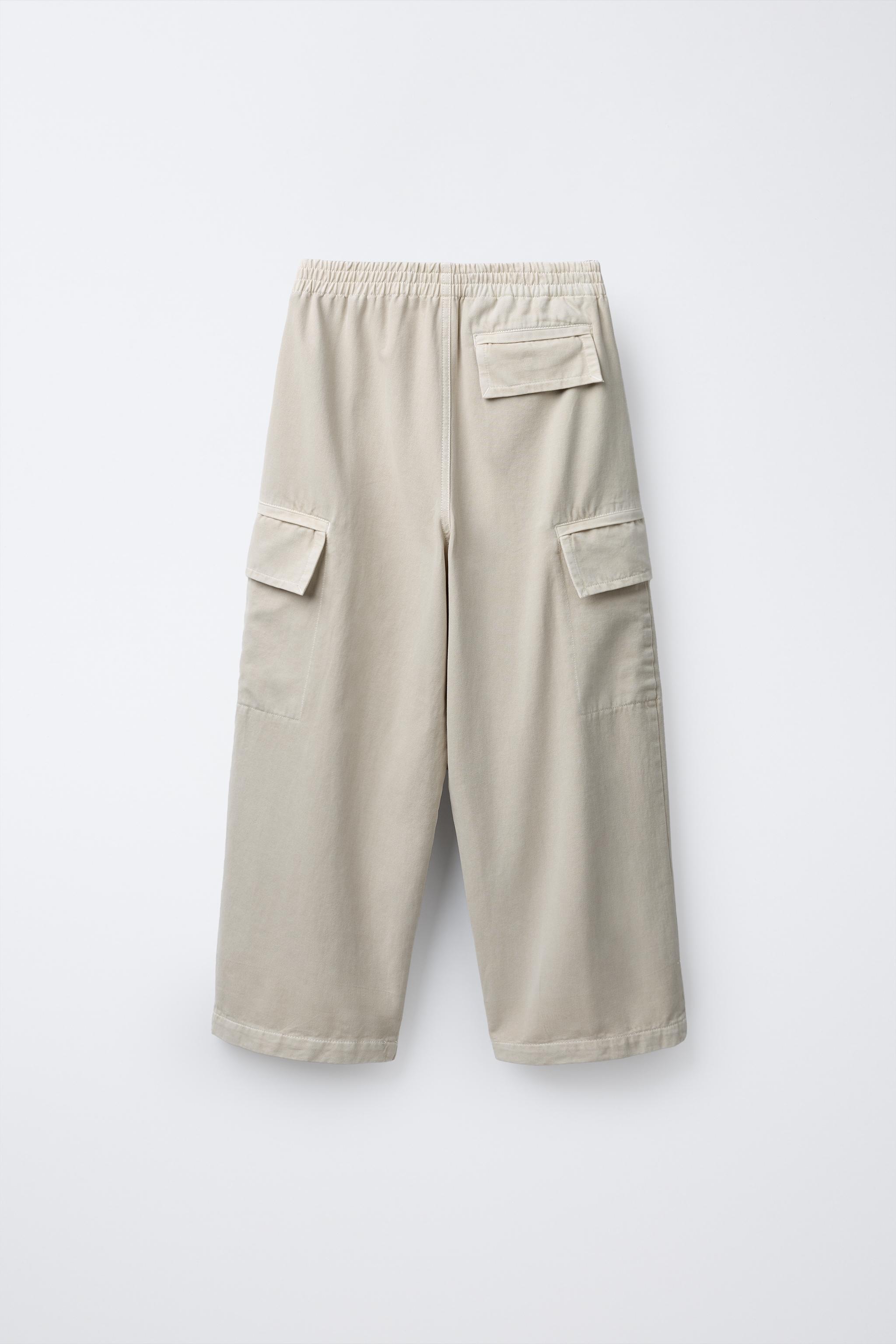 STRAIGHT FIT CARGO PANTS