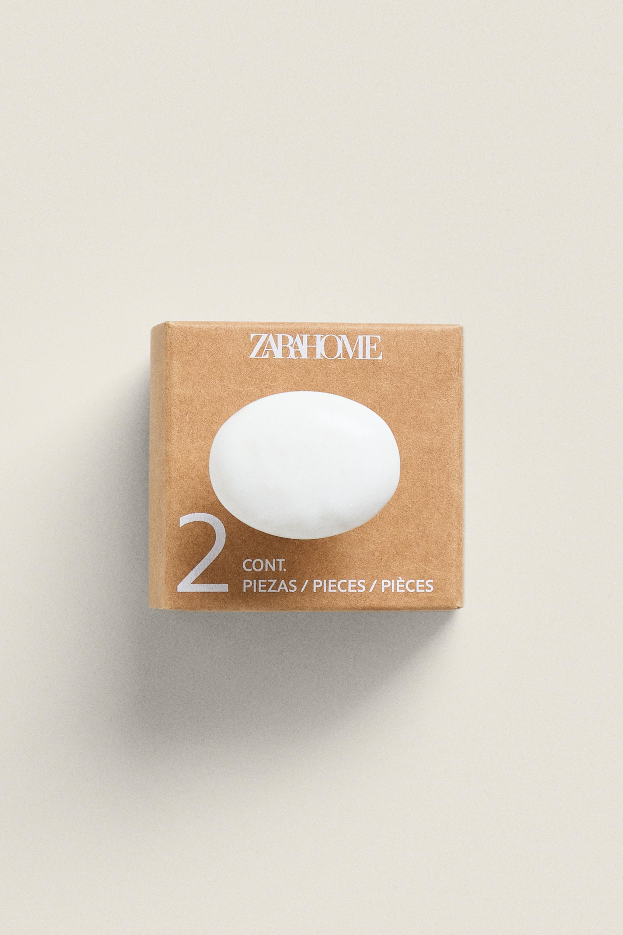 SET OF OVAL MARBLE KNOBS (SET OF 2)