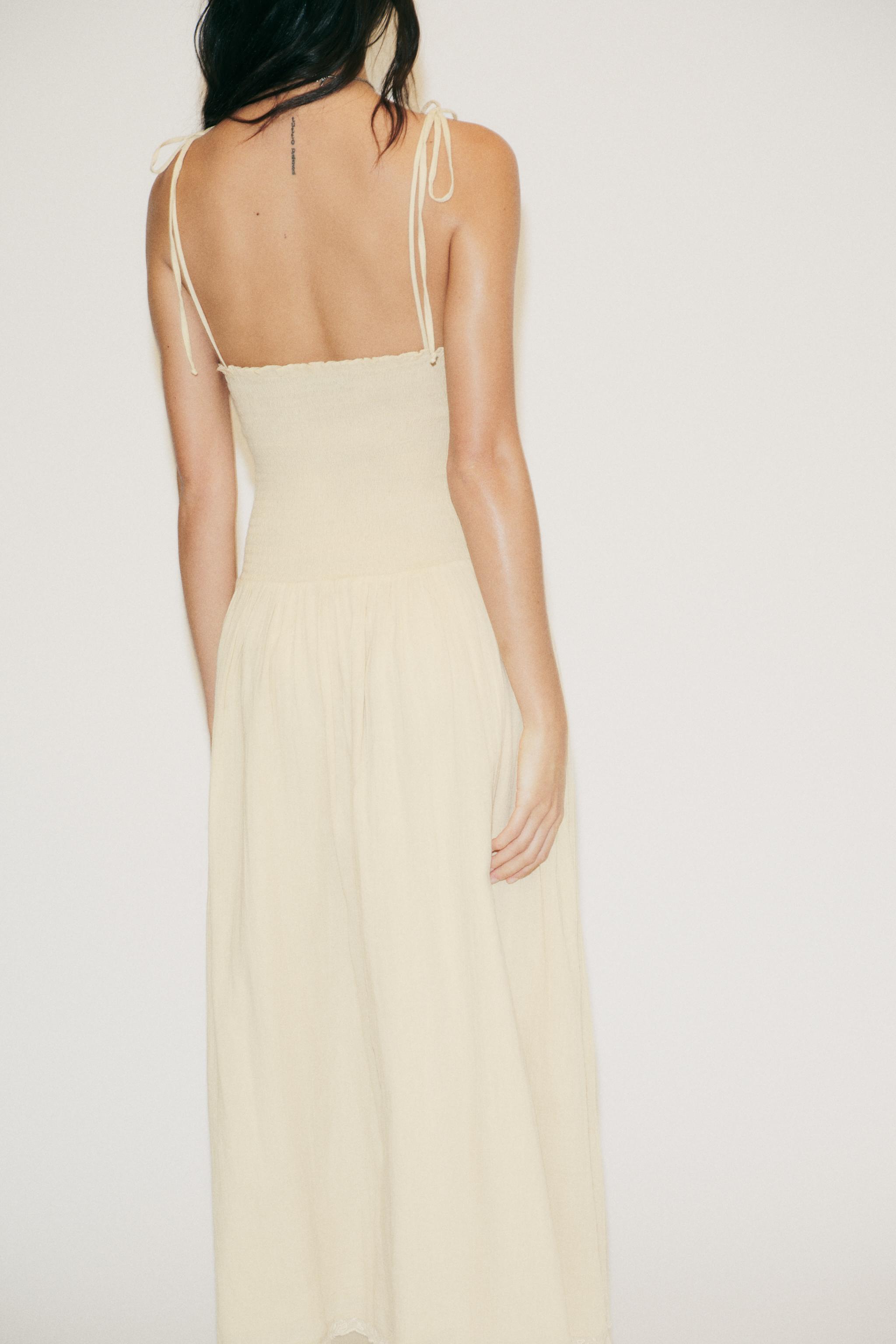 COMBINATION HONEYCOMB MIDI DRESS