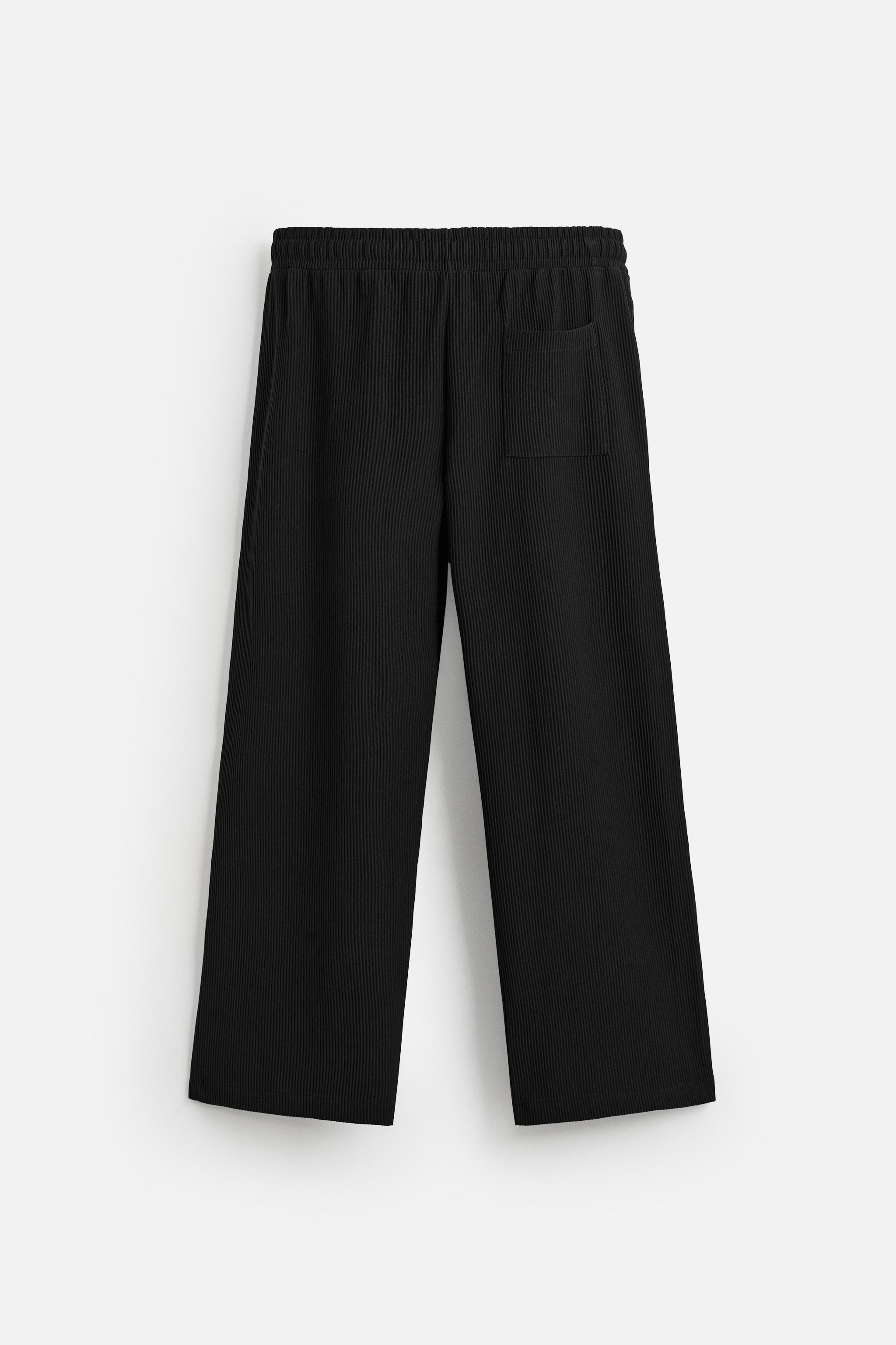 VERTICAL TEXTURED JOGGER PANTS