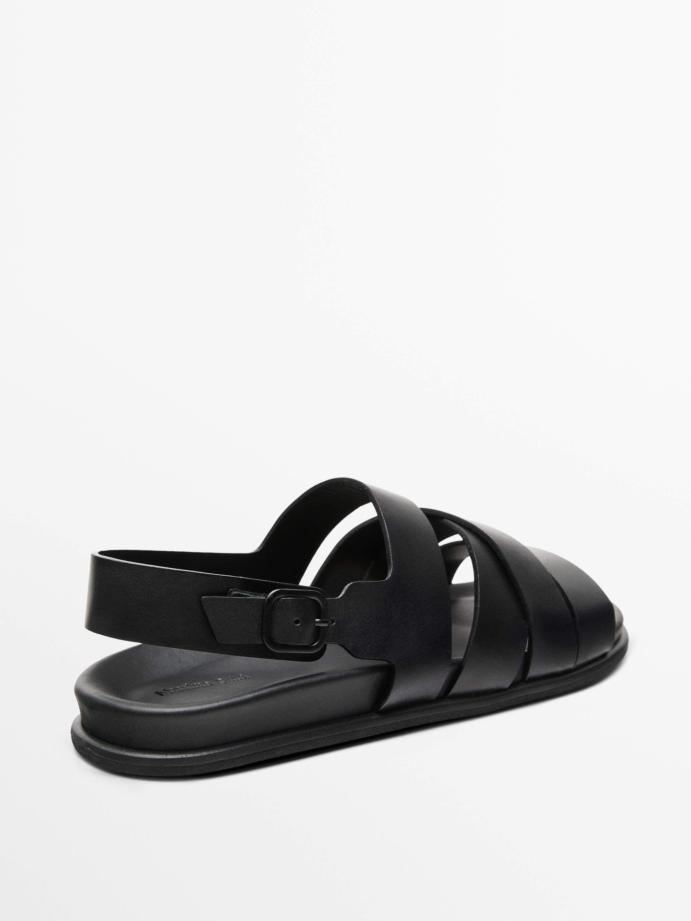 Nappa strappy sandals