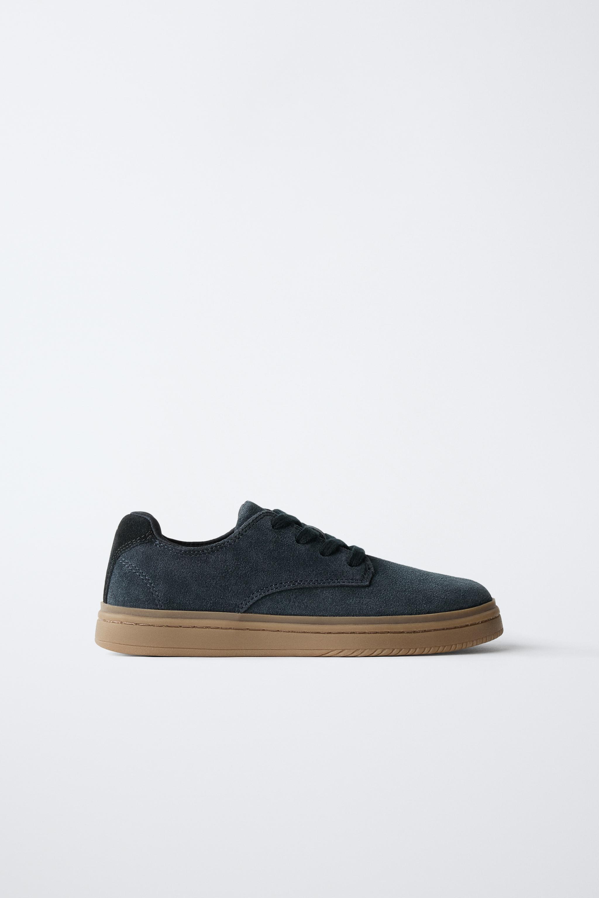 SPLIT LEATHER SPORT DERBY SHOES