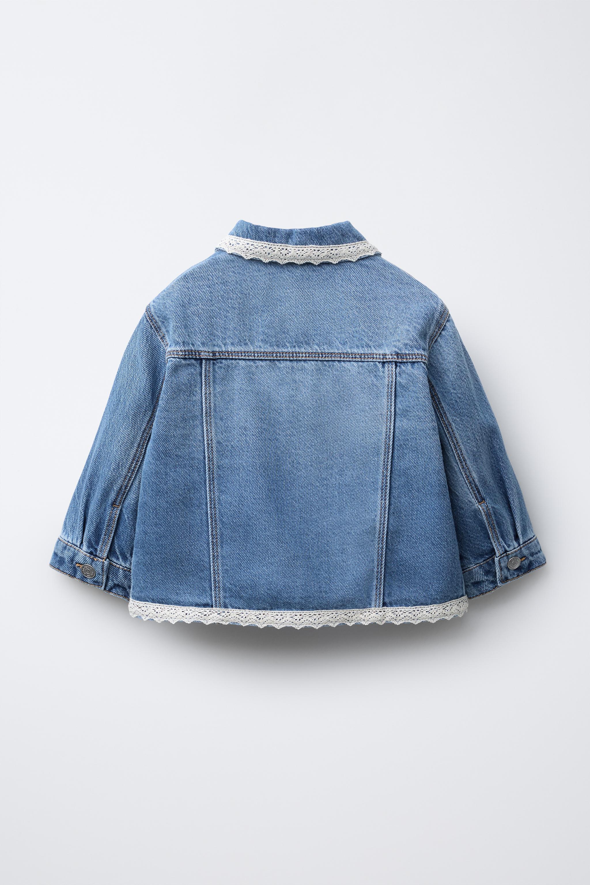 LACE DENIM JACKET