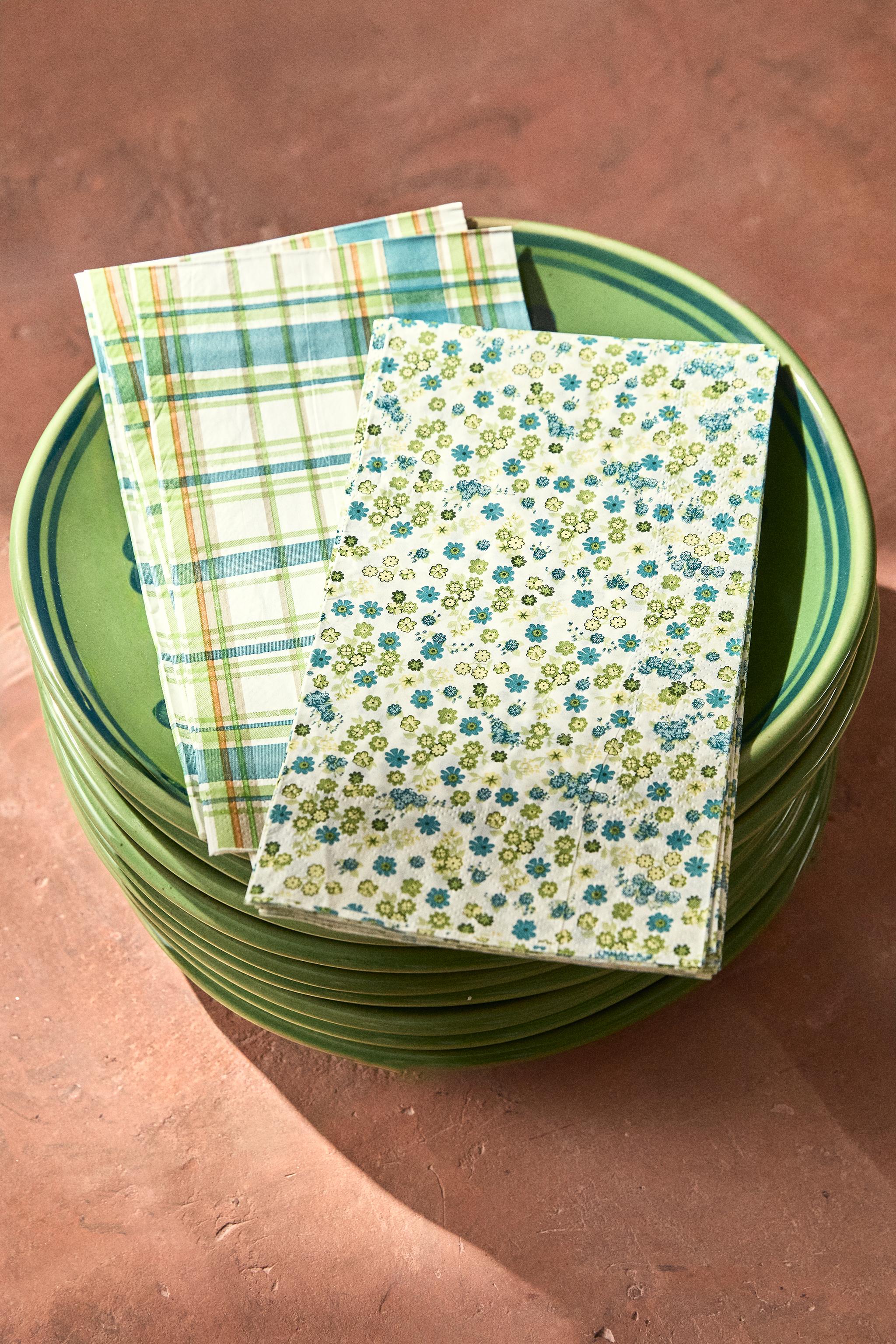 SET OF PRINTED PAPER NAPKINS (SET OF 30)