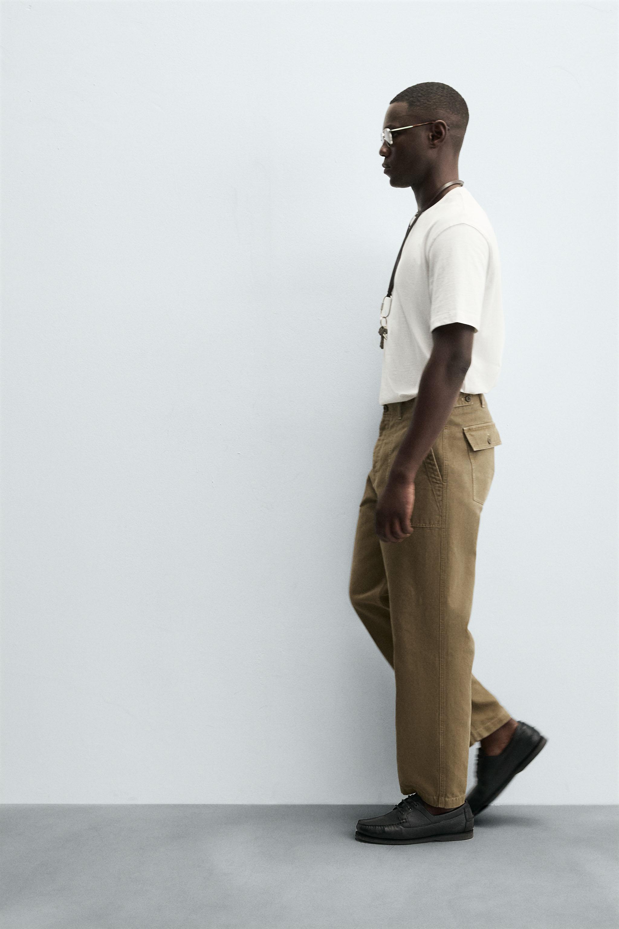 REGULAR FIT PANTS WITH POCKETS