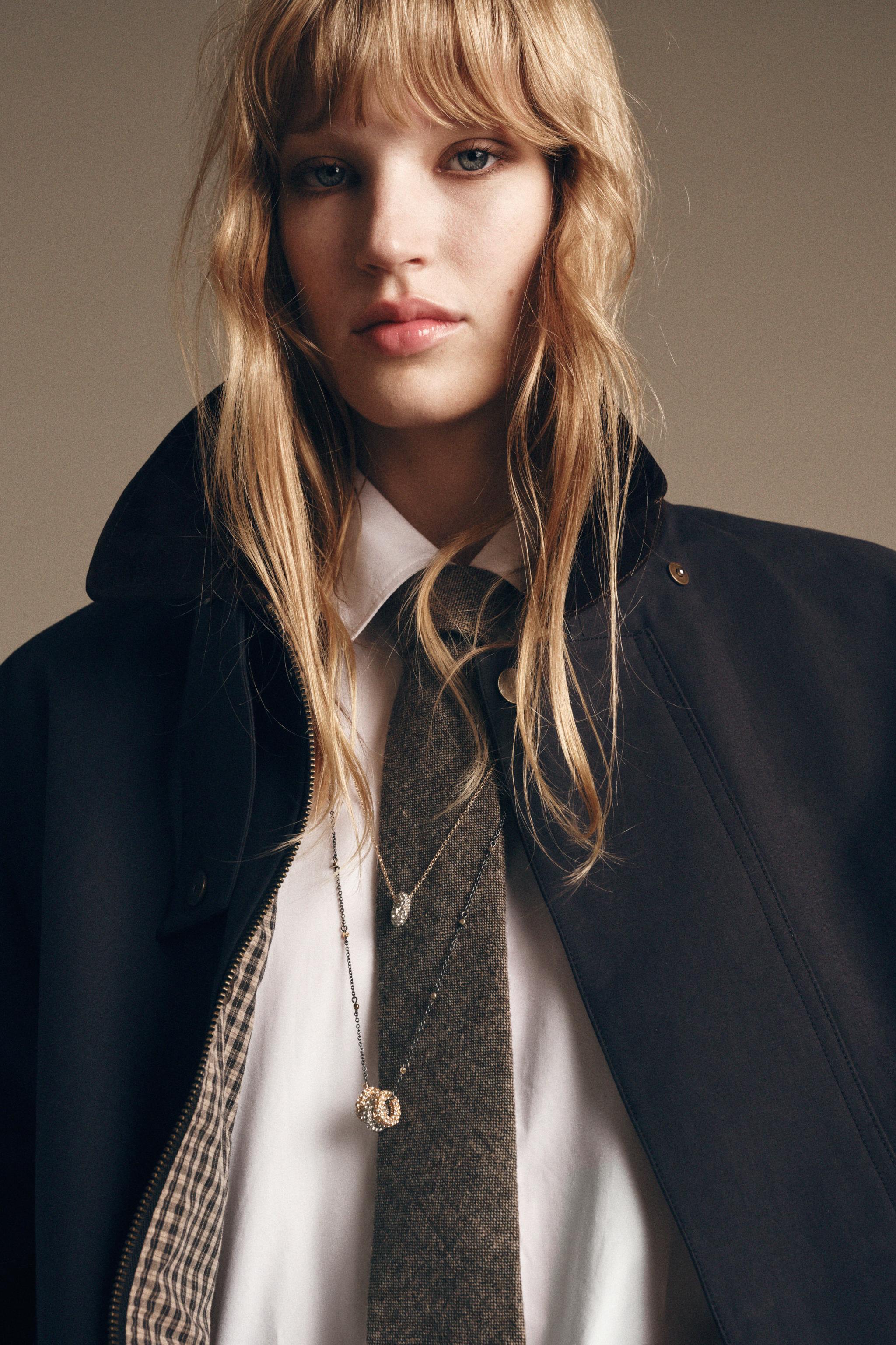 STRUCTURE TIE WITH WOOL