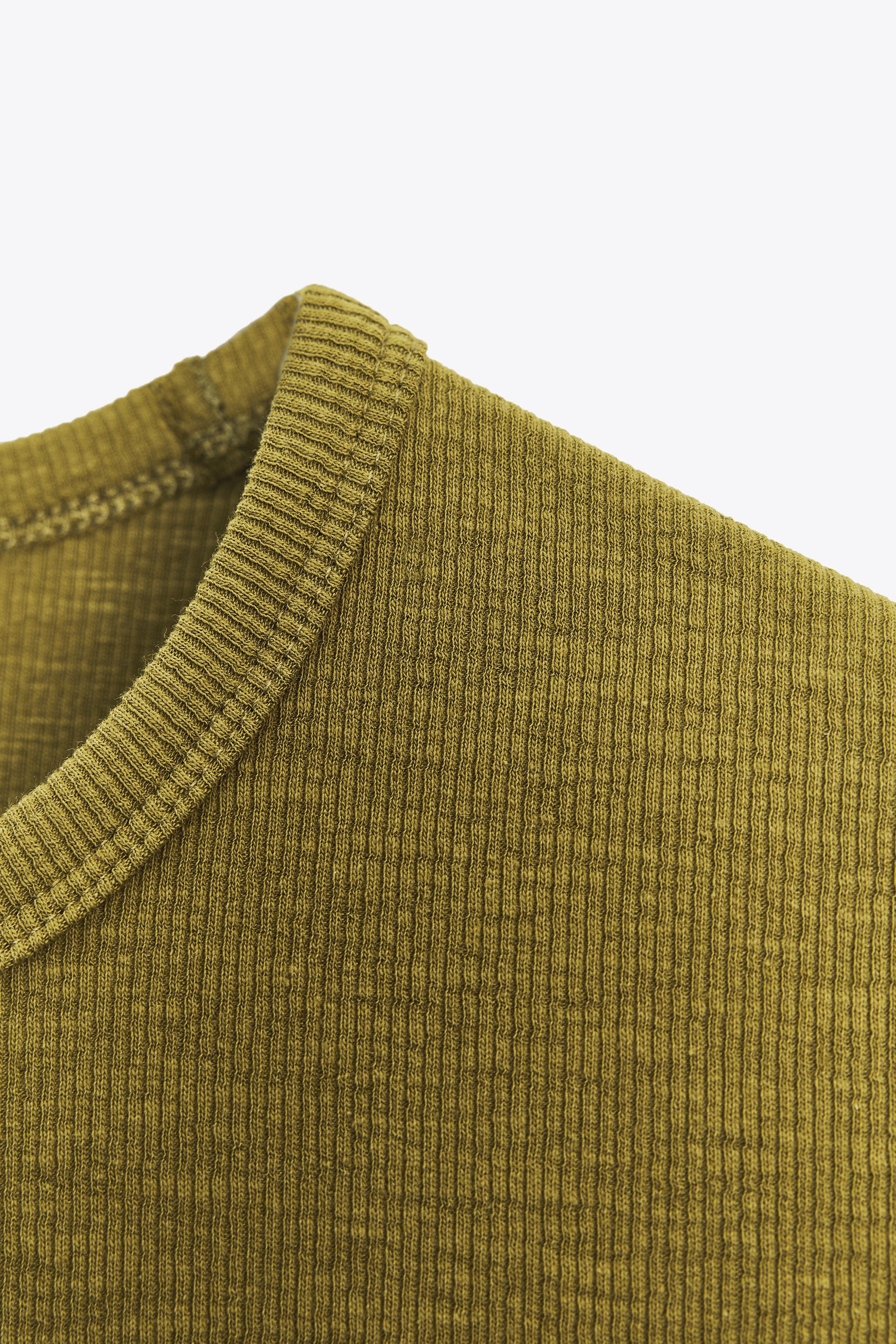 SHORT SLEEVE RIB T-SHIRT