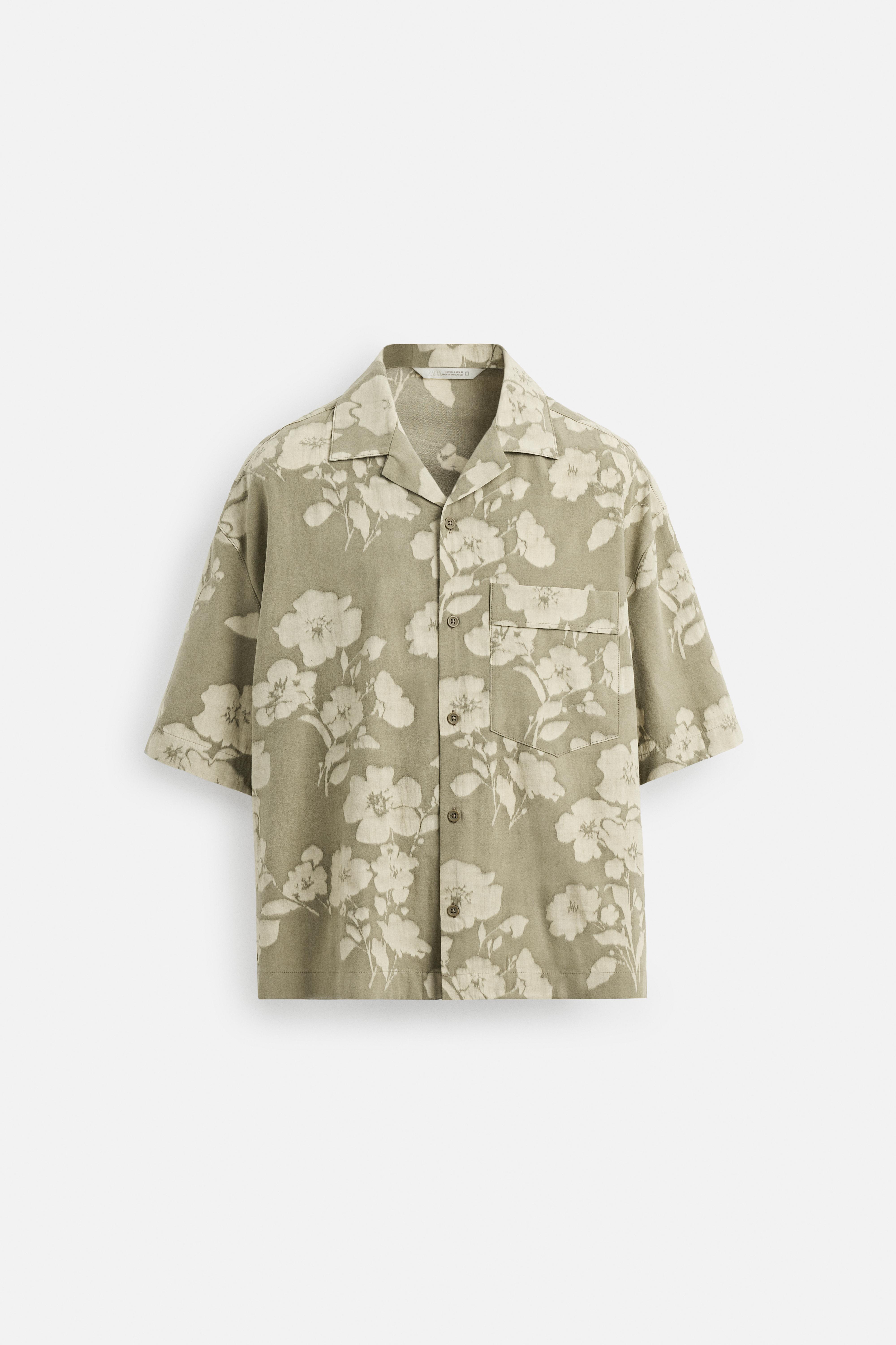 JACQUARD FLORAL SHIRT