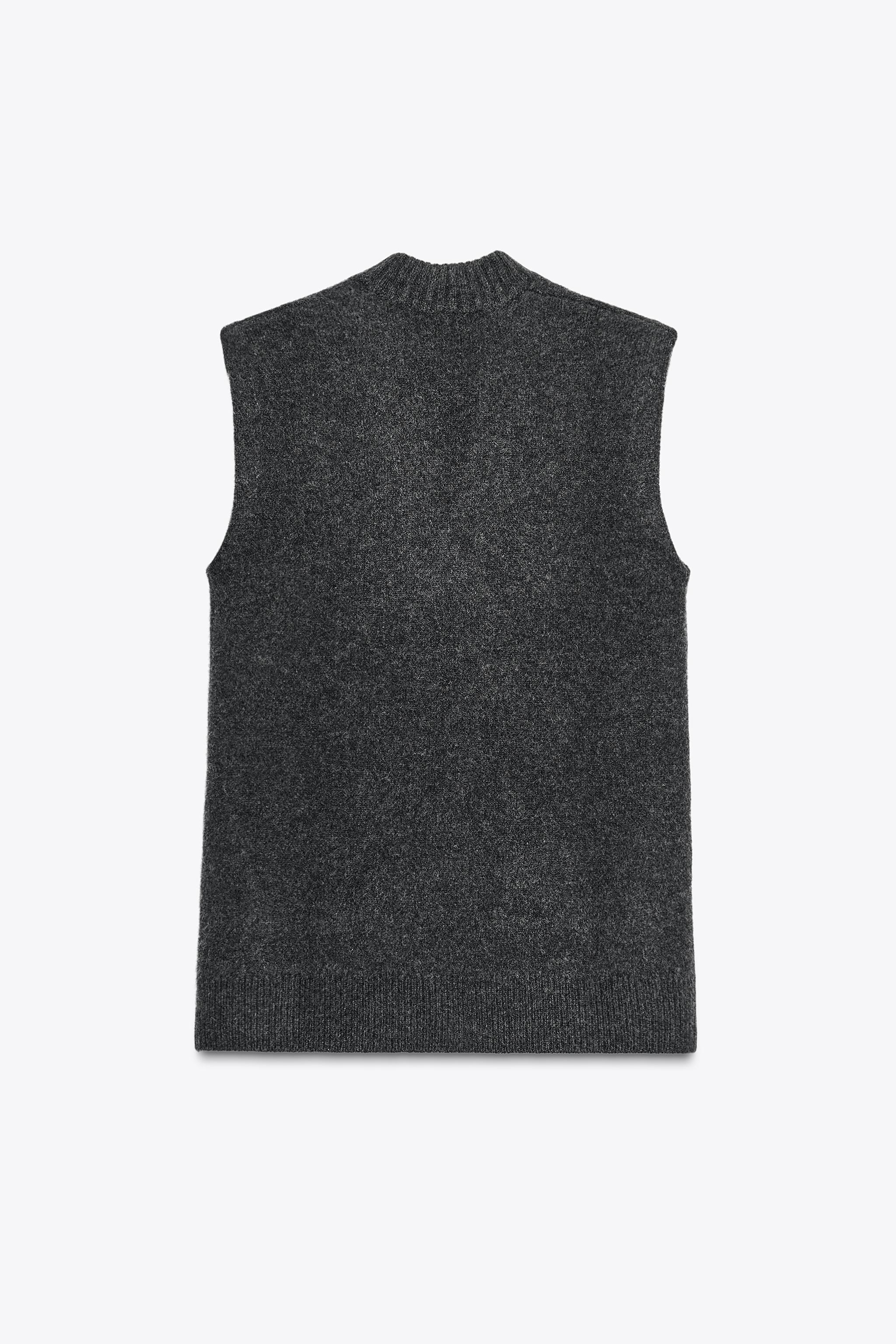 LONG VEST WITH WOOL