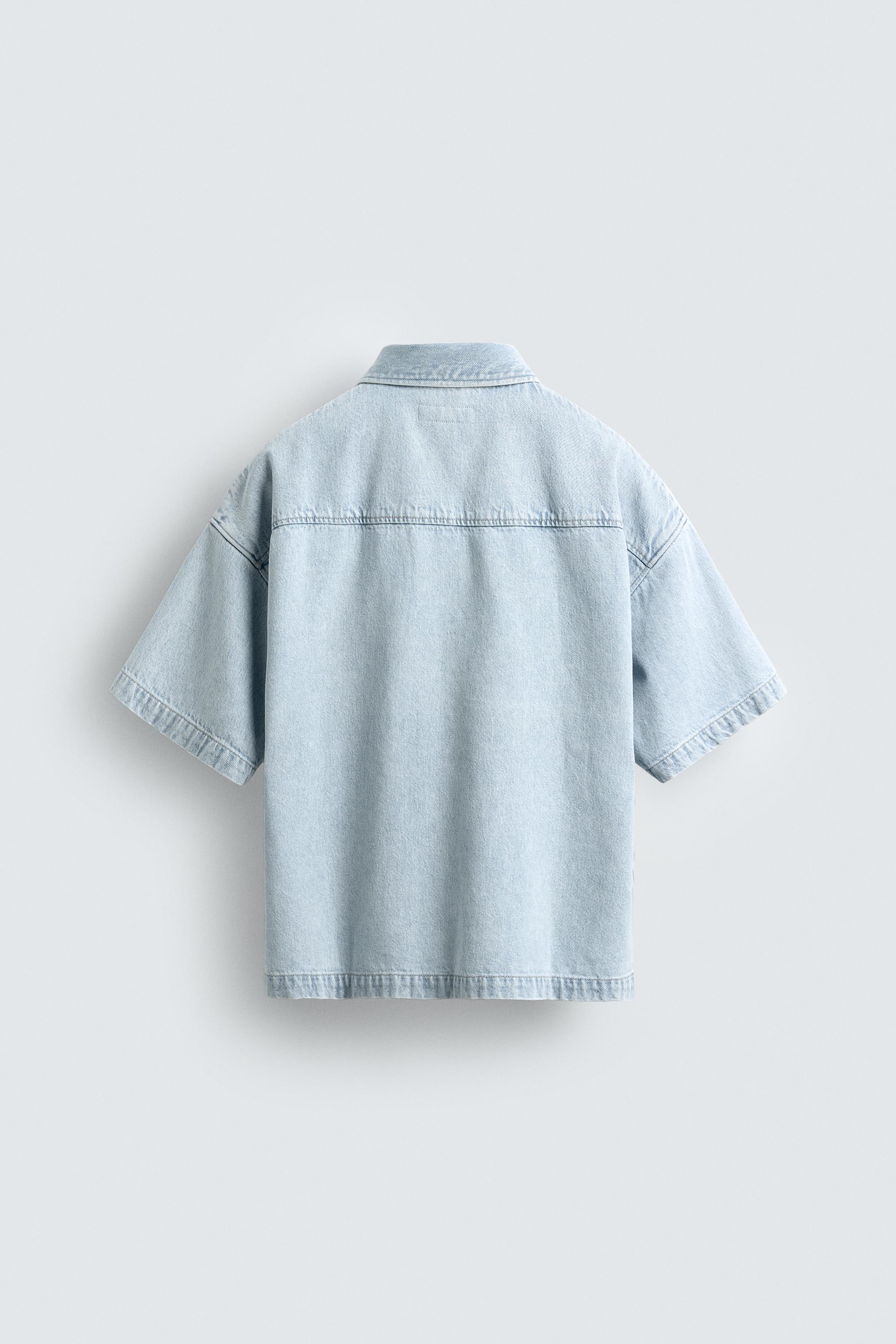 LIGHT DENIM POLO SHIRT