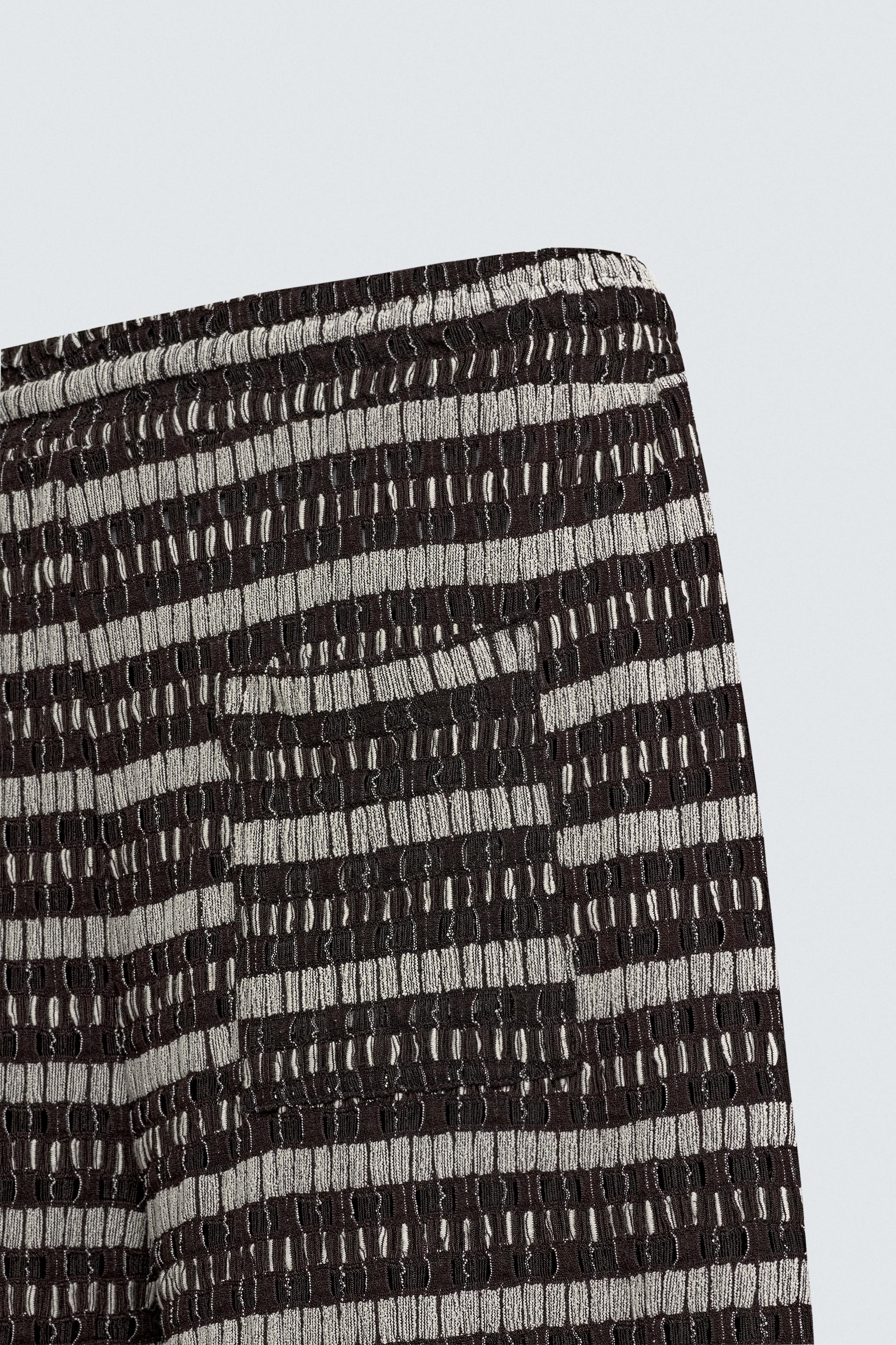 JACQUARD KNIT PANTS