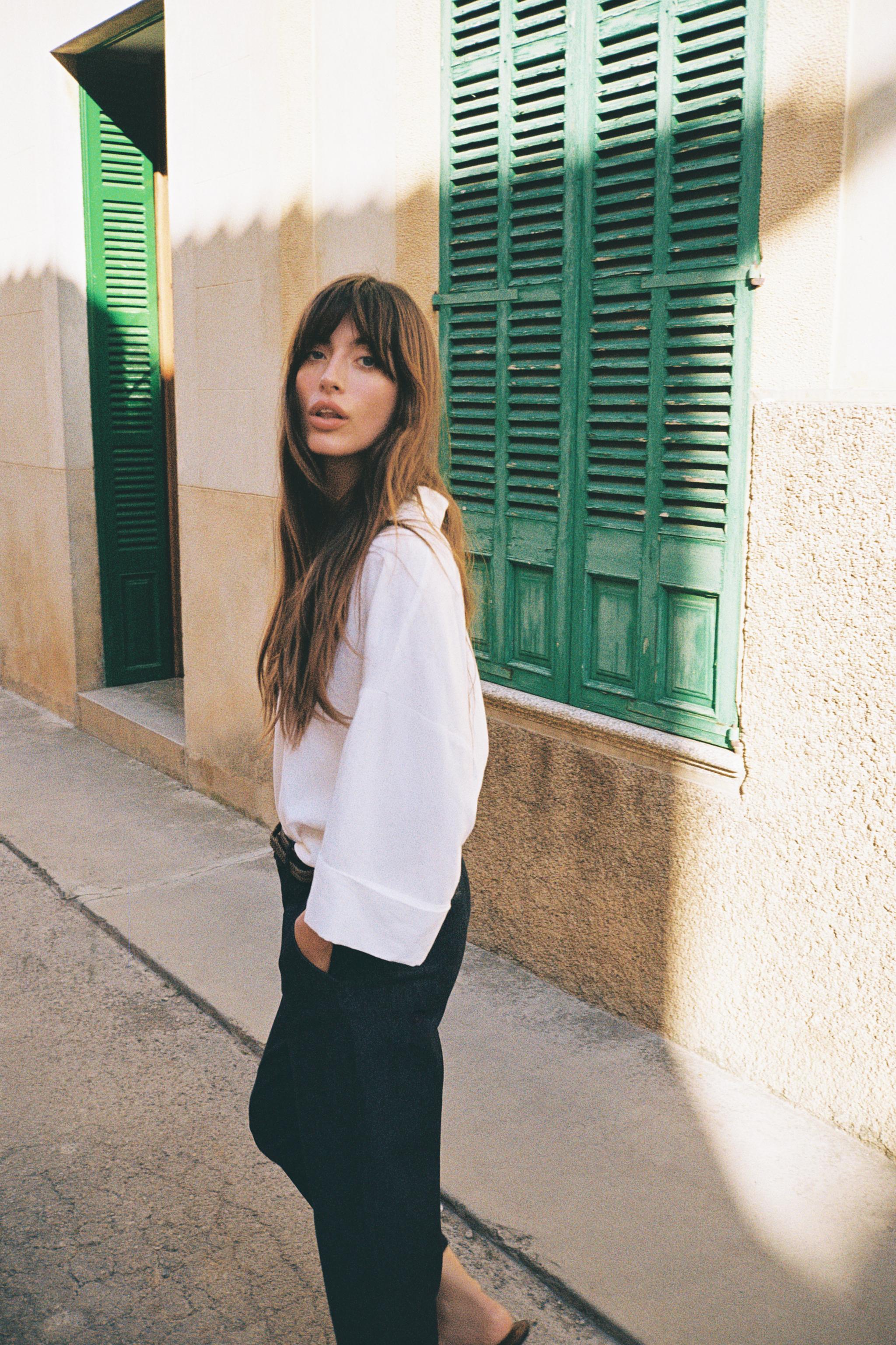 Z1975 BRAIDED BELT CHINO DENIM PANTS