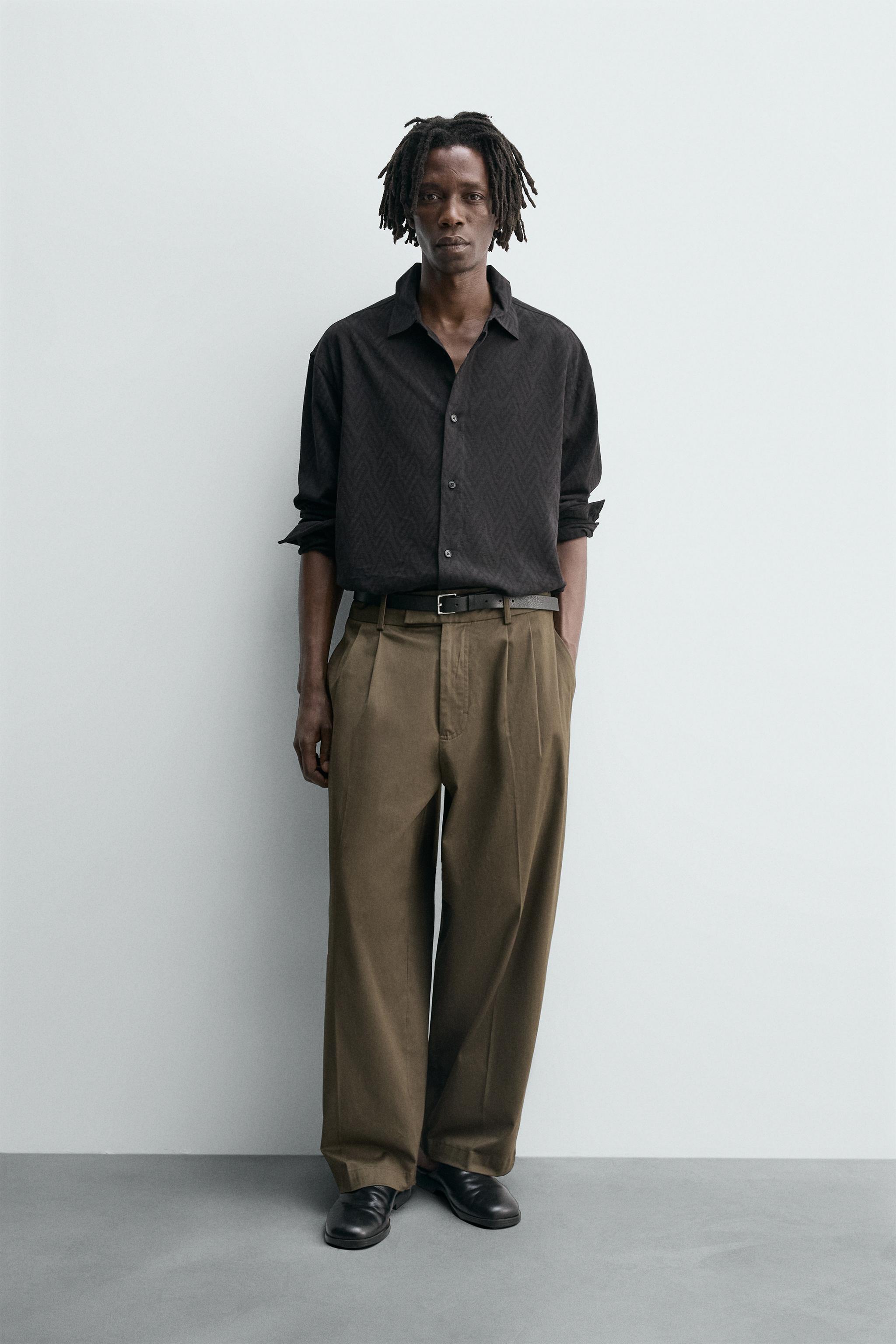 GEOMETRIC JACQUARD SHIRT