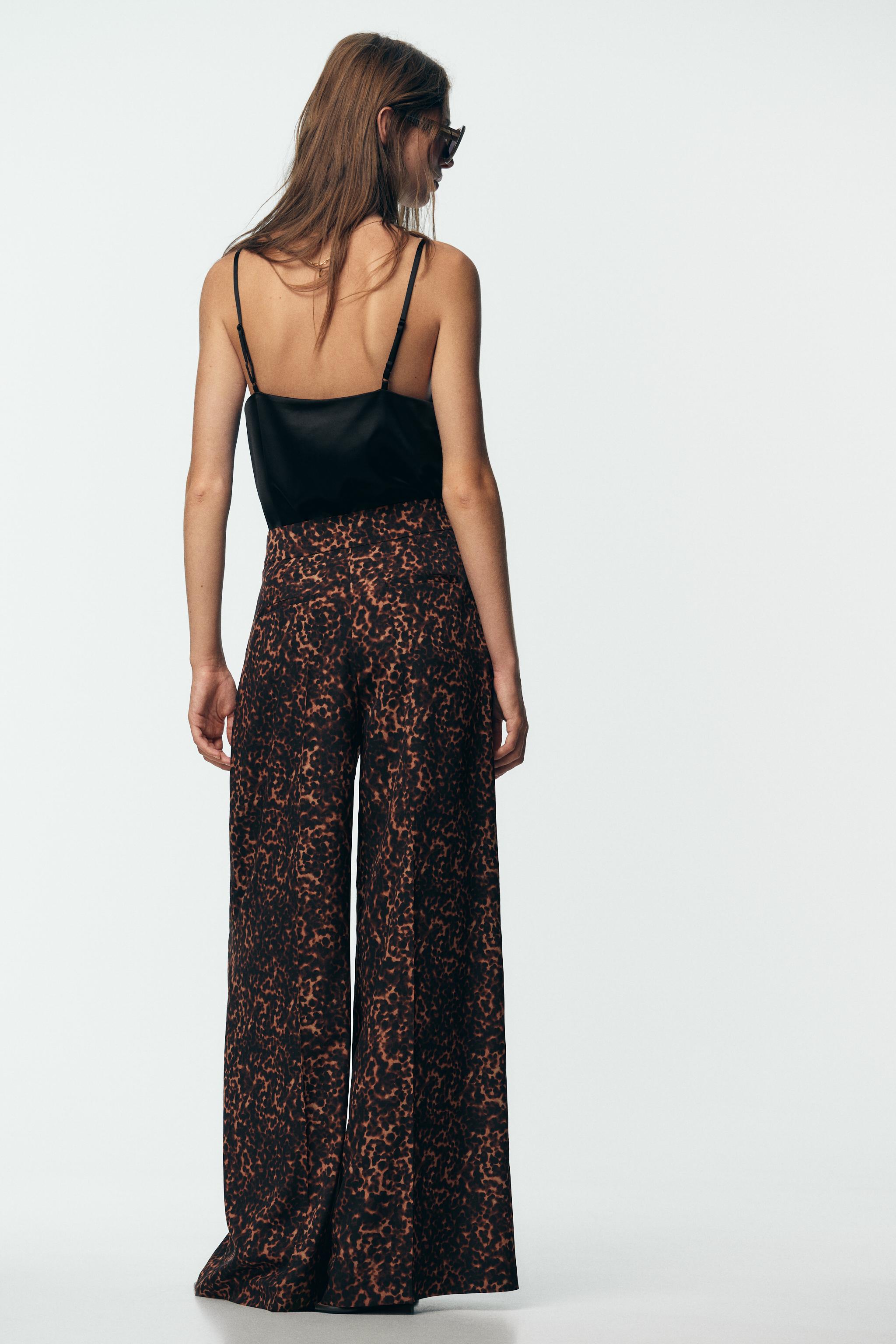 ANIMAL PRINT PALAZZO PANTS
