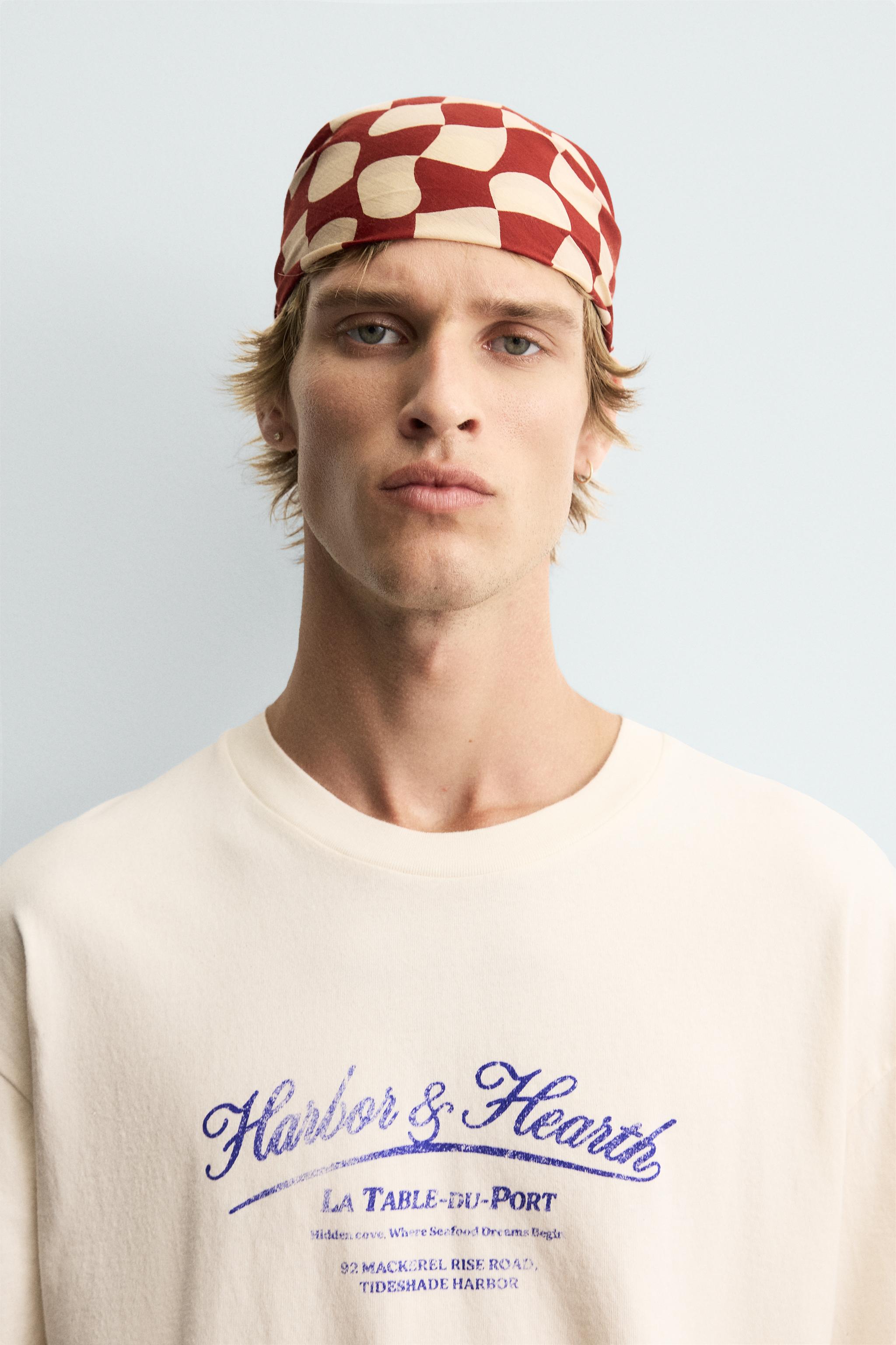 WASHED PRINT T-SHIRT