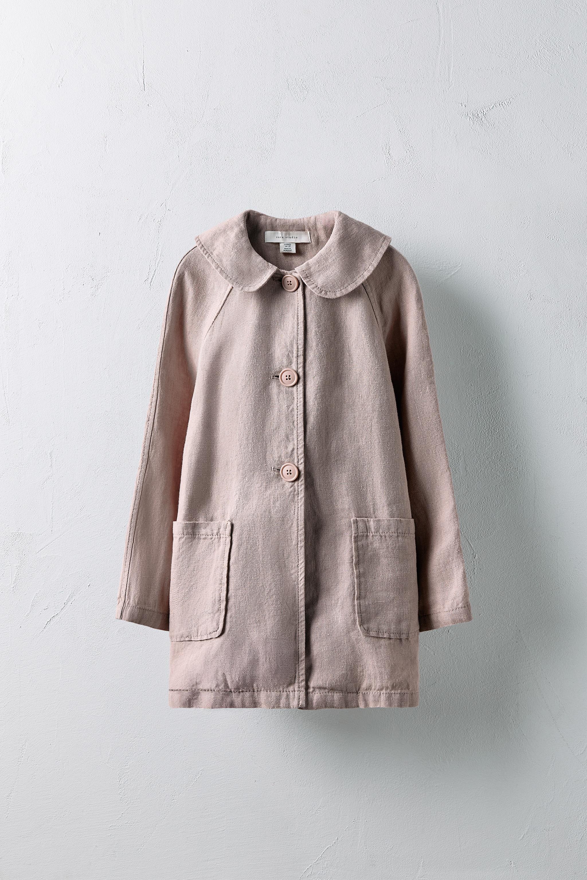 AGES 6-10/ LIMITED EDITION 100% LINEN TRENCH COAT