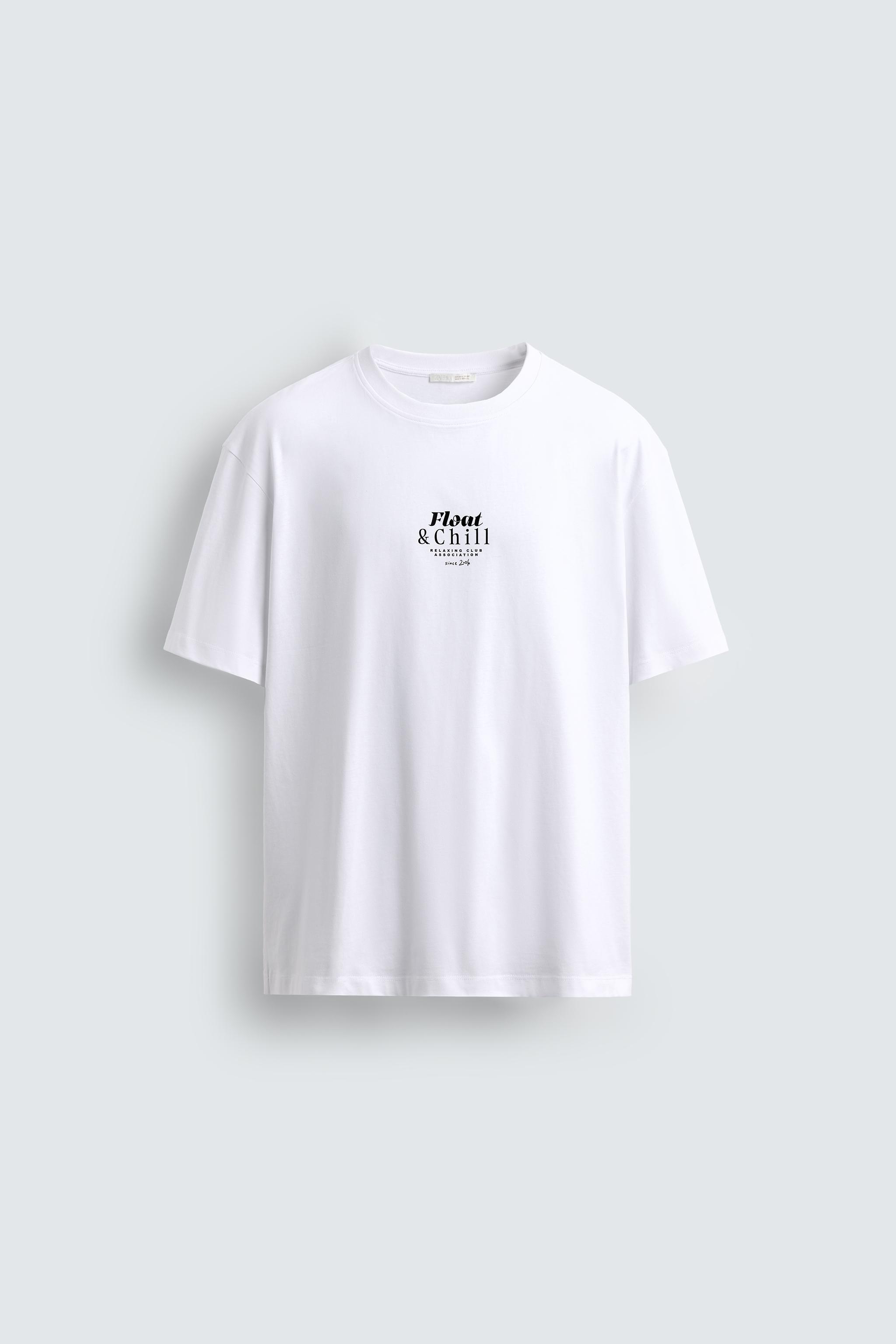 CONTRAST PRINT T-SHIRT