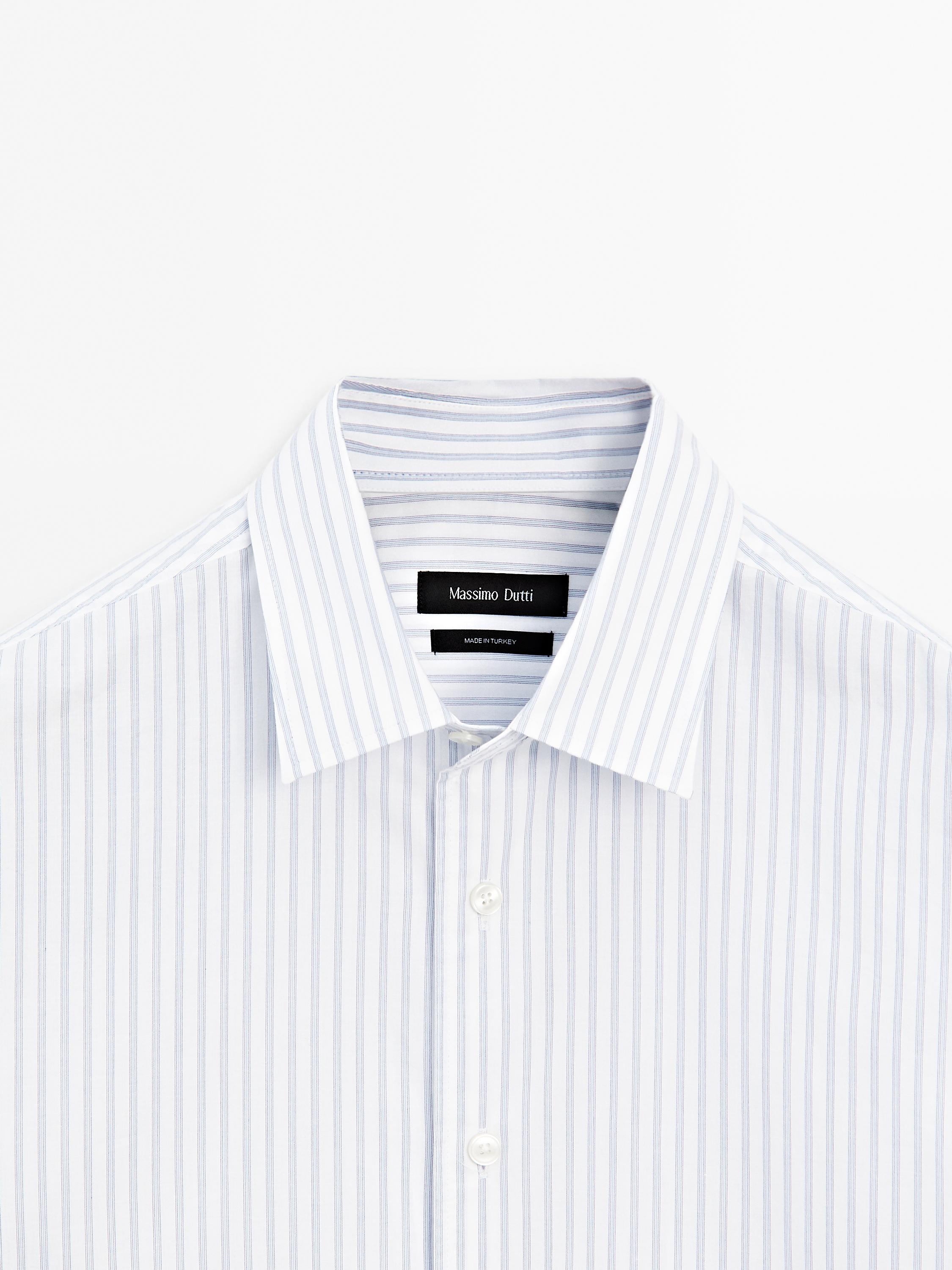 Regular fit striped shirt