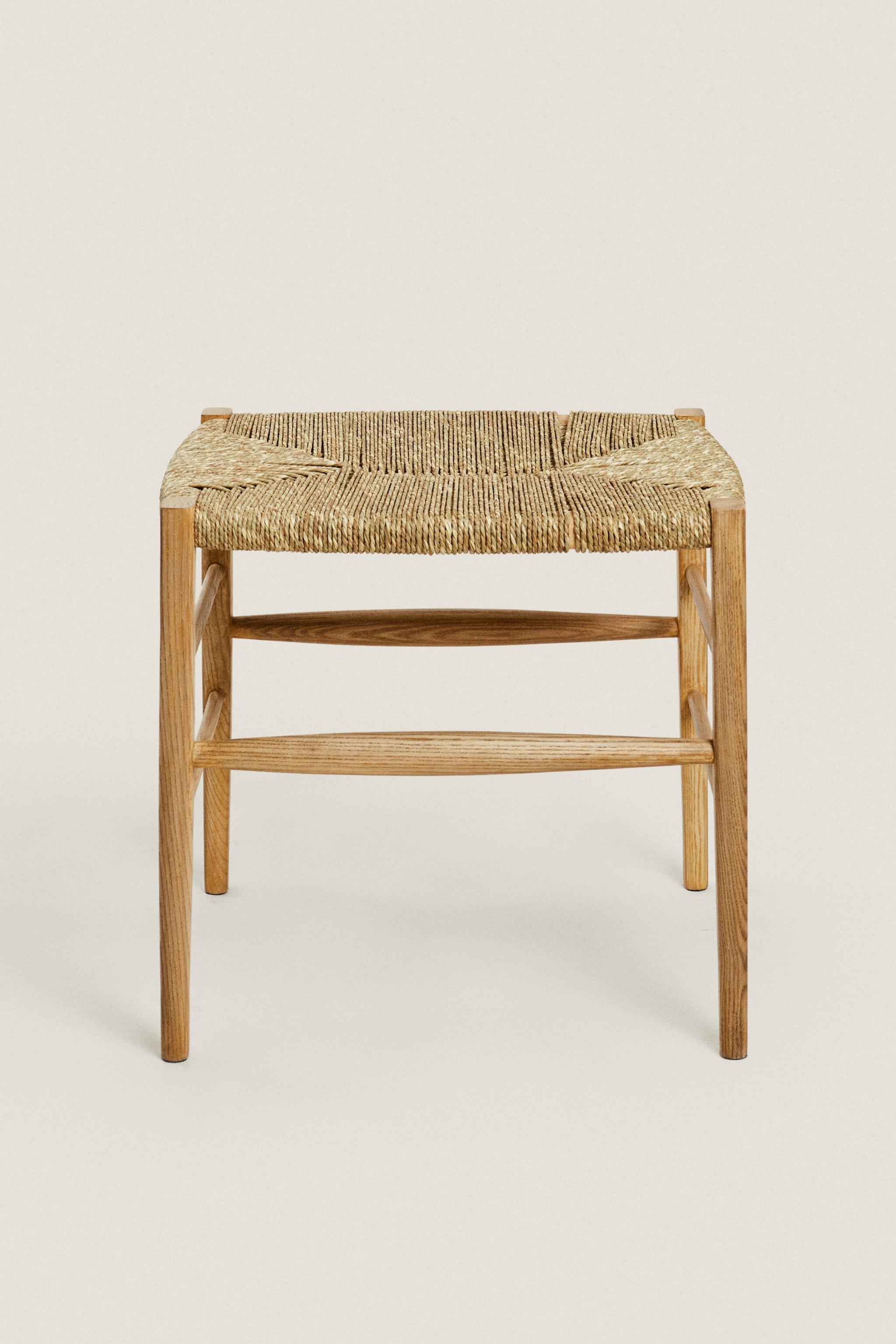 ASH WOOD AND SEAGRASS BENCH