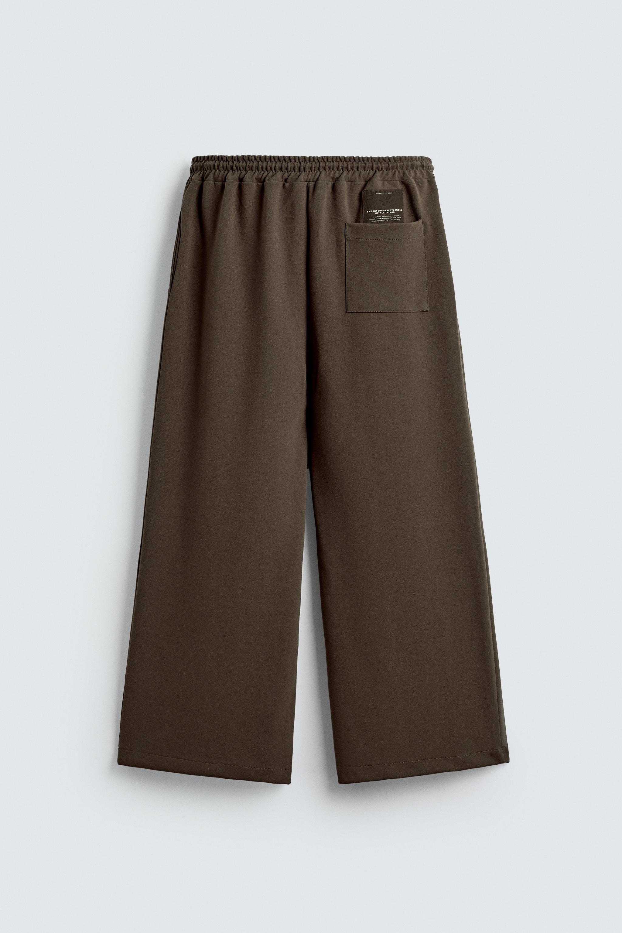 INTERLOCK PANTS WITH LABEL