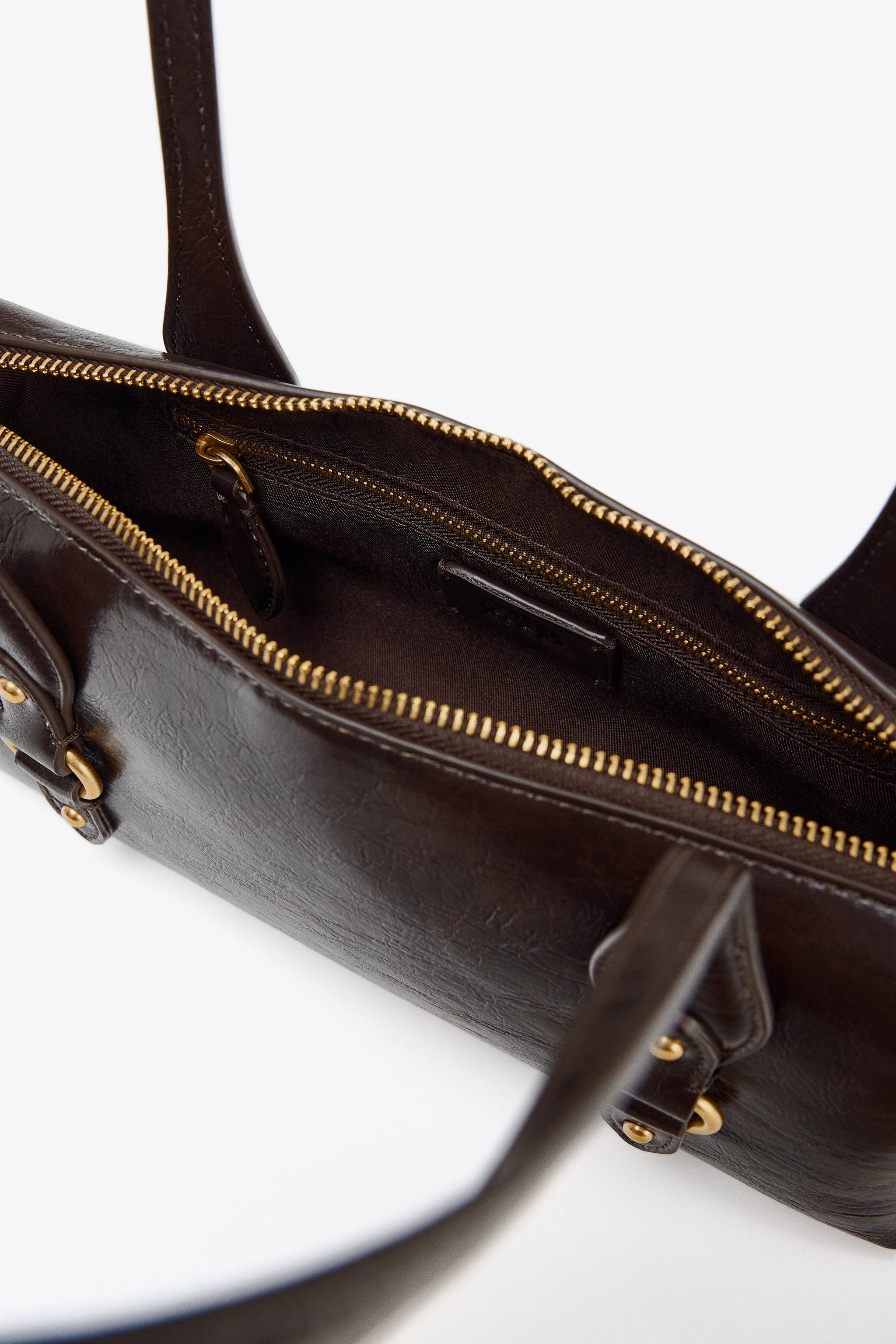 SHOULDER BAG WITH METAL DETAILS