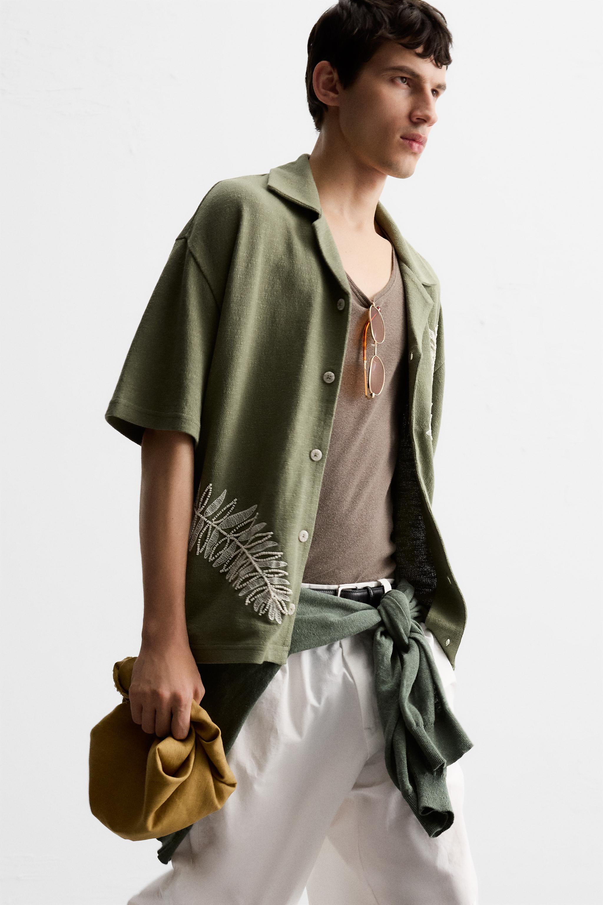 EMBROIDERED BEADED SHIRT