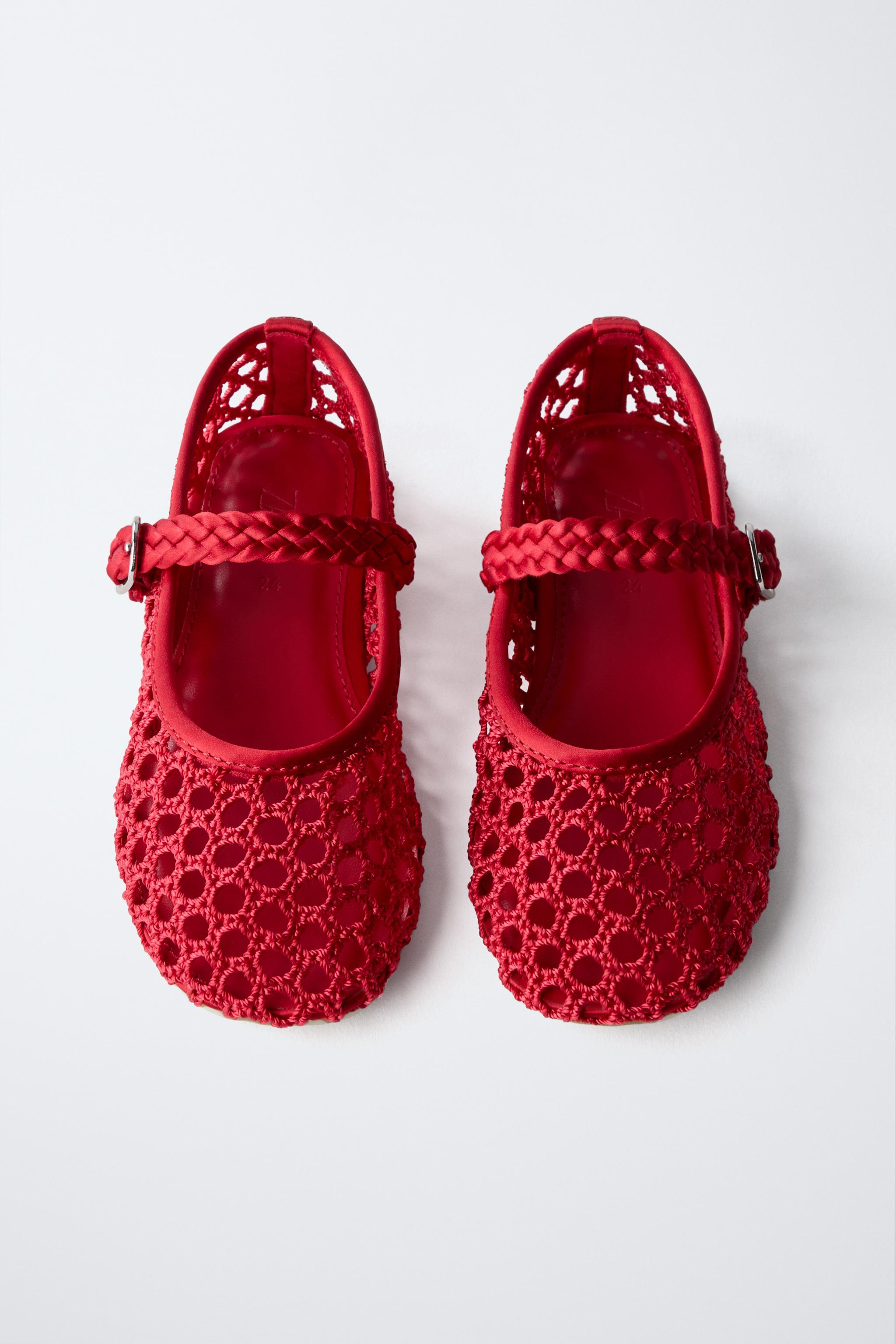 OPENWORK BALLET FLATS