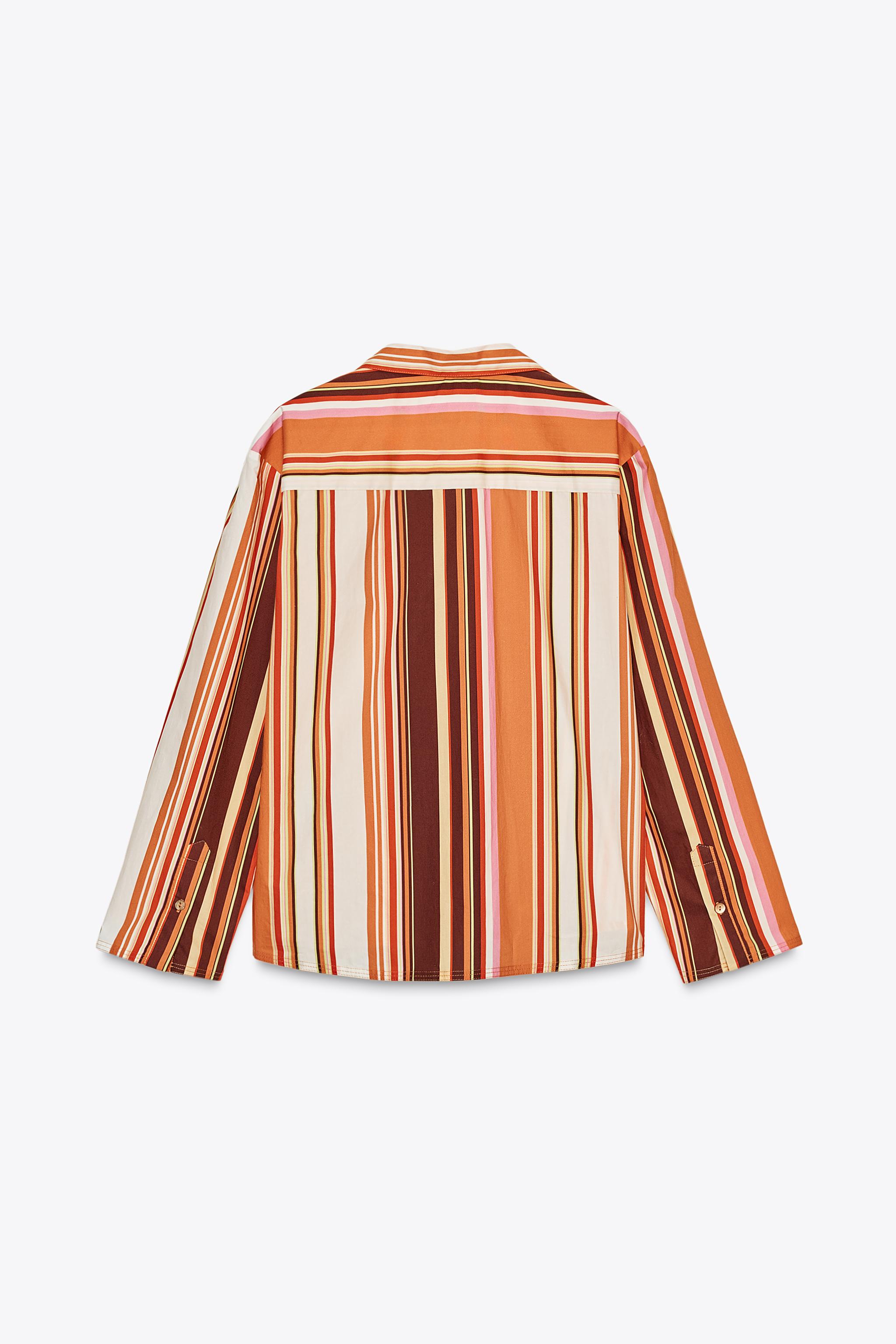 ZW COLLECTION STRIPED PAJAMA SHIRT