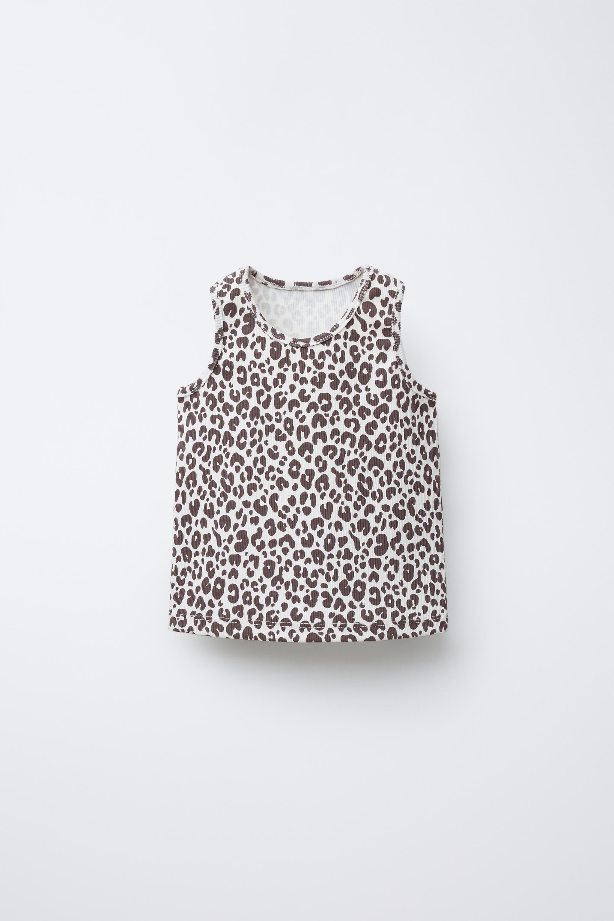 PRINTED RIBBED T-SHIRT